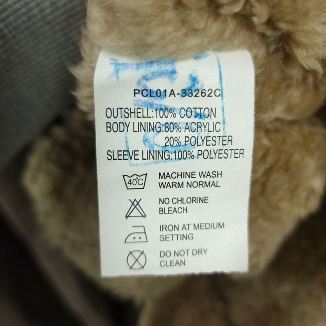 [리바이스] 빈티지 코튼 무스탕 자켓 브라운 M18680 상품이미지8