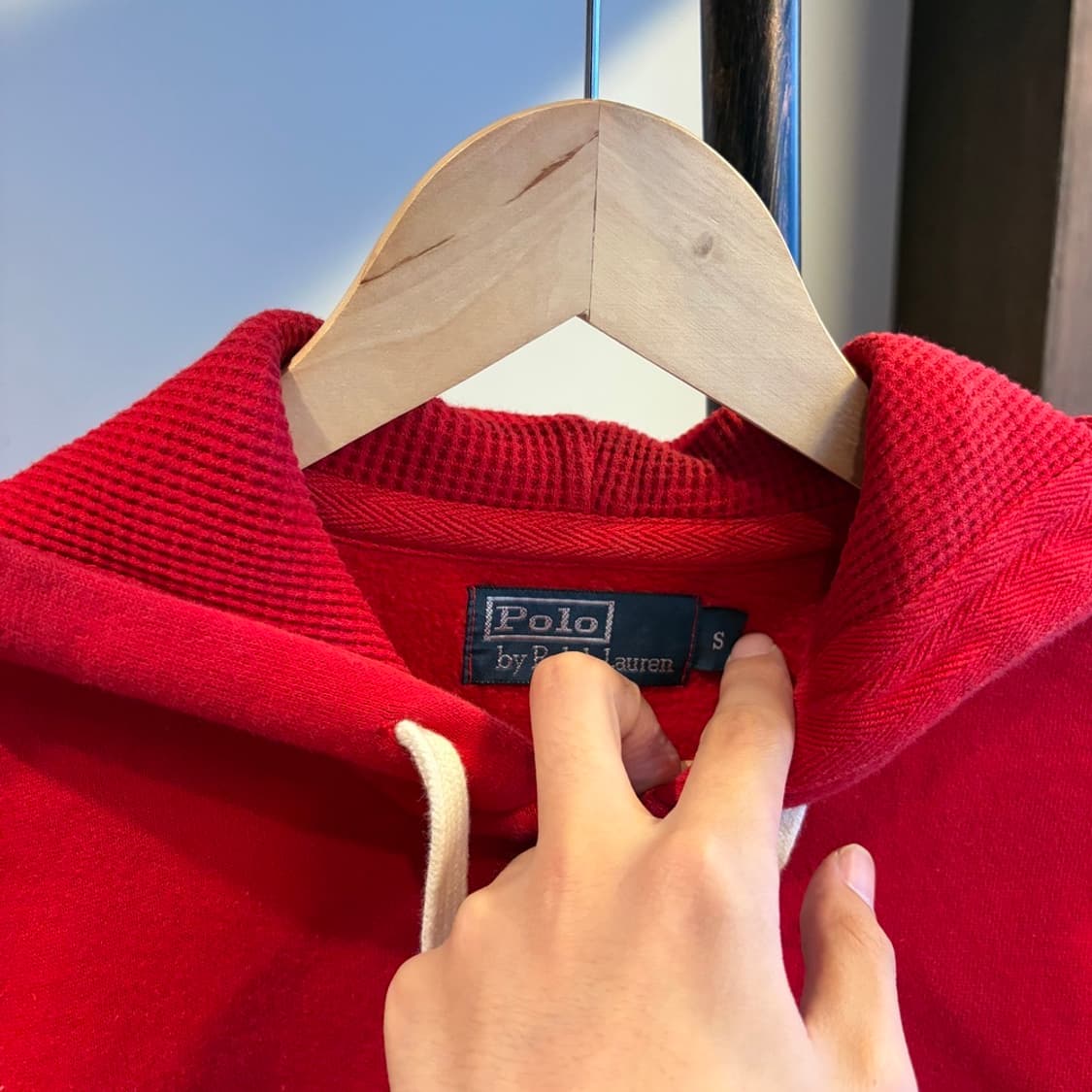 15186 - 폴로 랄프로렌 레드 후드 집업 상품이미지3