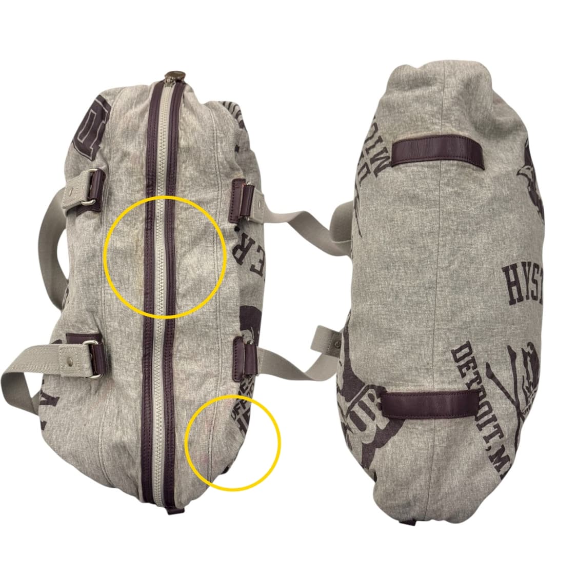 히스테릭글래머 프린티드 스웻 숄더백 그레이 상품이미지8