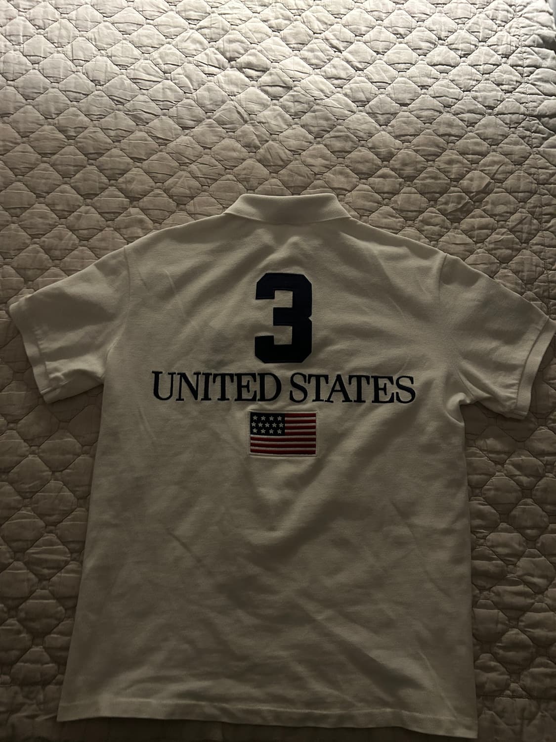 폴로 빅포니 USA 성조기 카라티 화이트 상품이미지2