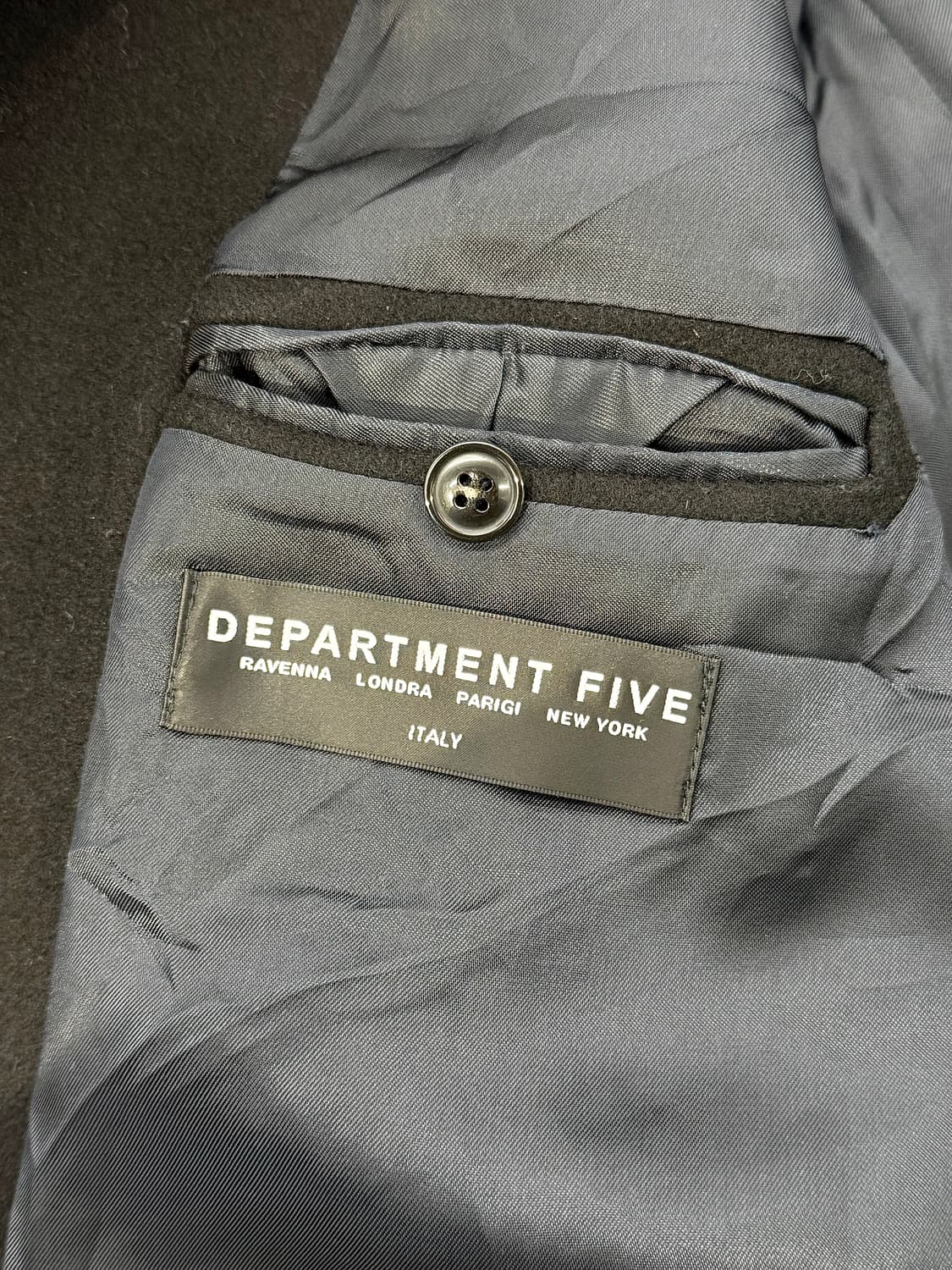 디파트먼트 파이브 토킹 헤즈 싸이코 킬러 울 맥 코트 상품이미지7