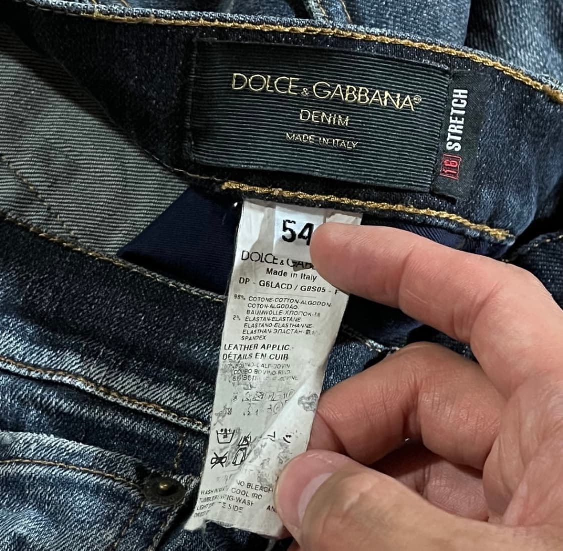 Dolce & Gabbana [34-35] 돌체 블랙골드 진청데님 상품이미지8