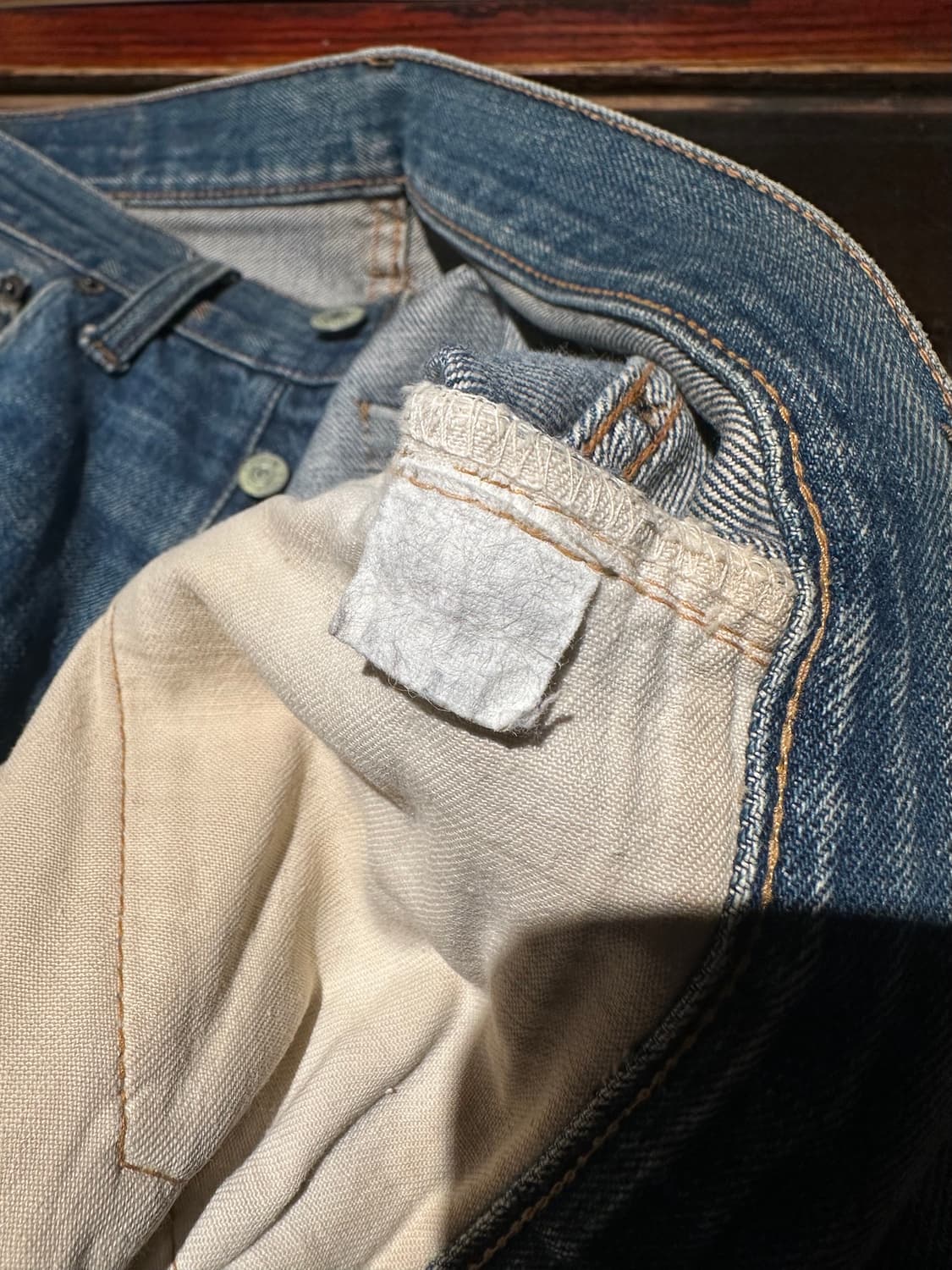 70s Levis 501 66전기 Selvedge Denim pants 상품이미지7