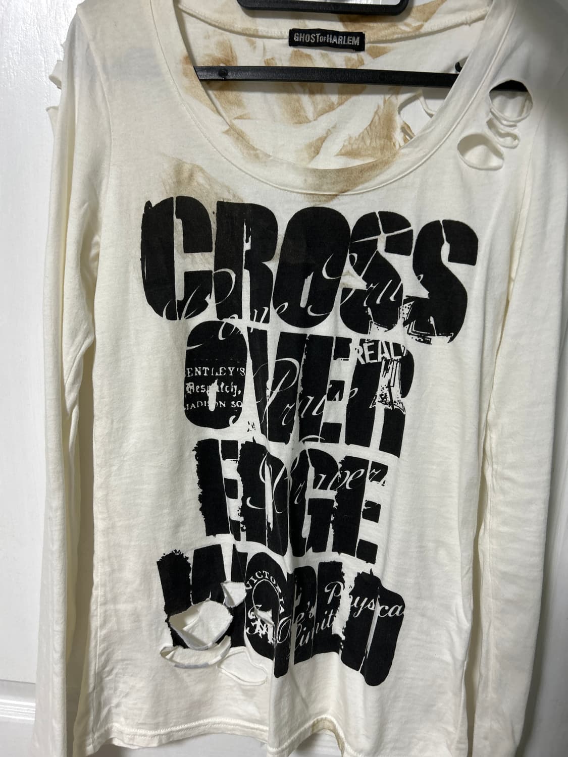 고스트오브할렘 데미지 롱슬리브 상품이미지1