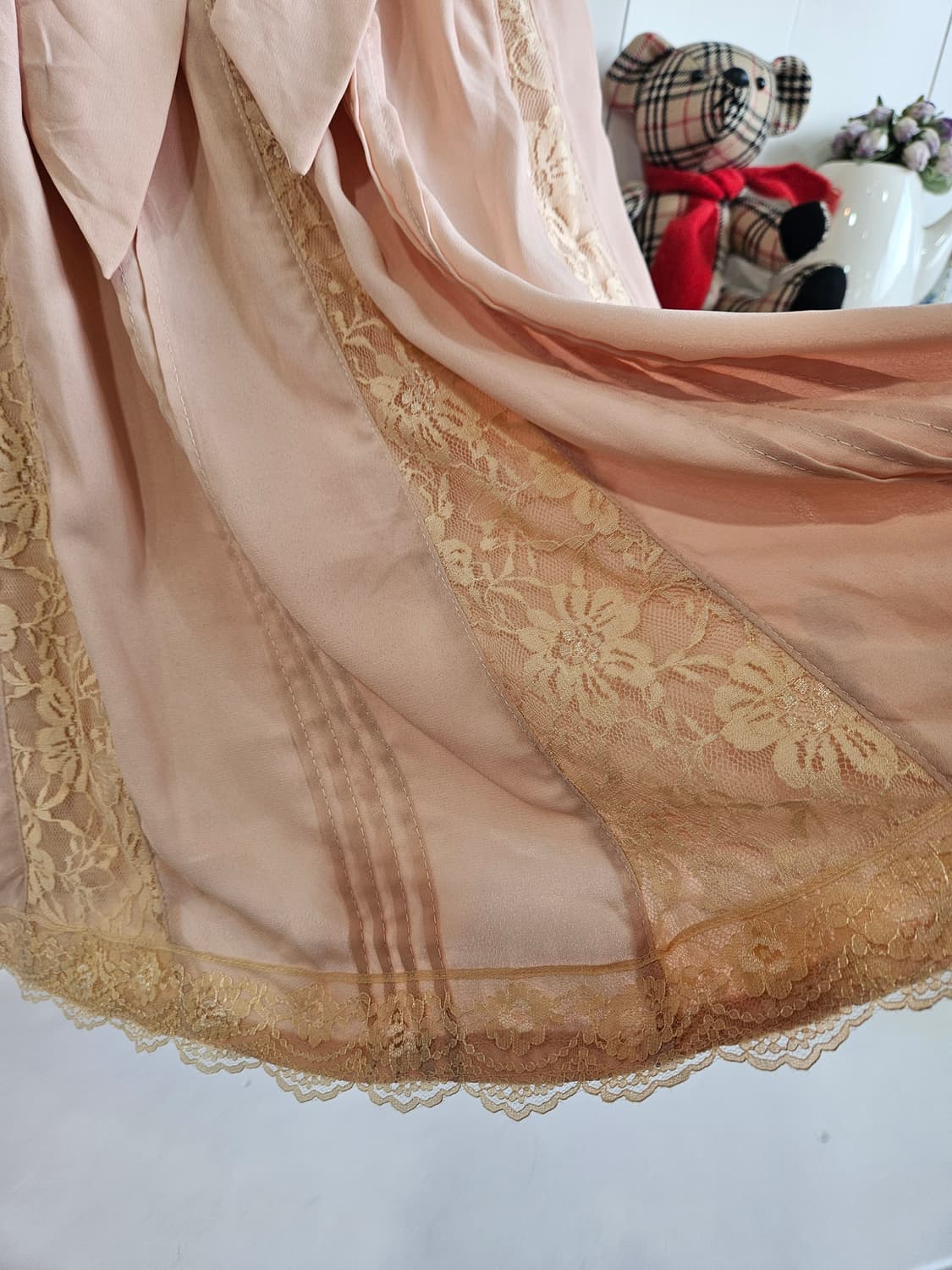 앙크루즈(Ank Rouge)  레이스 리본 원피스 상품이미지7