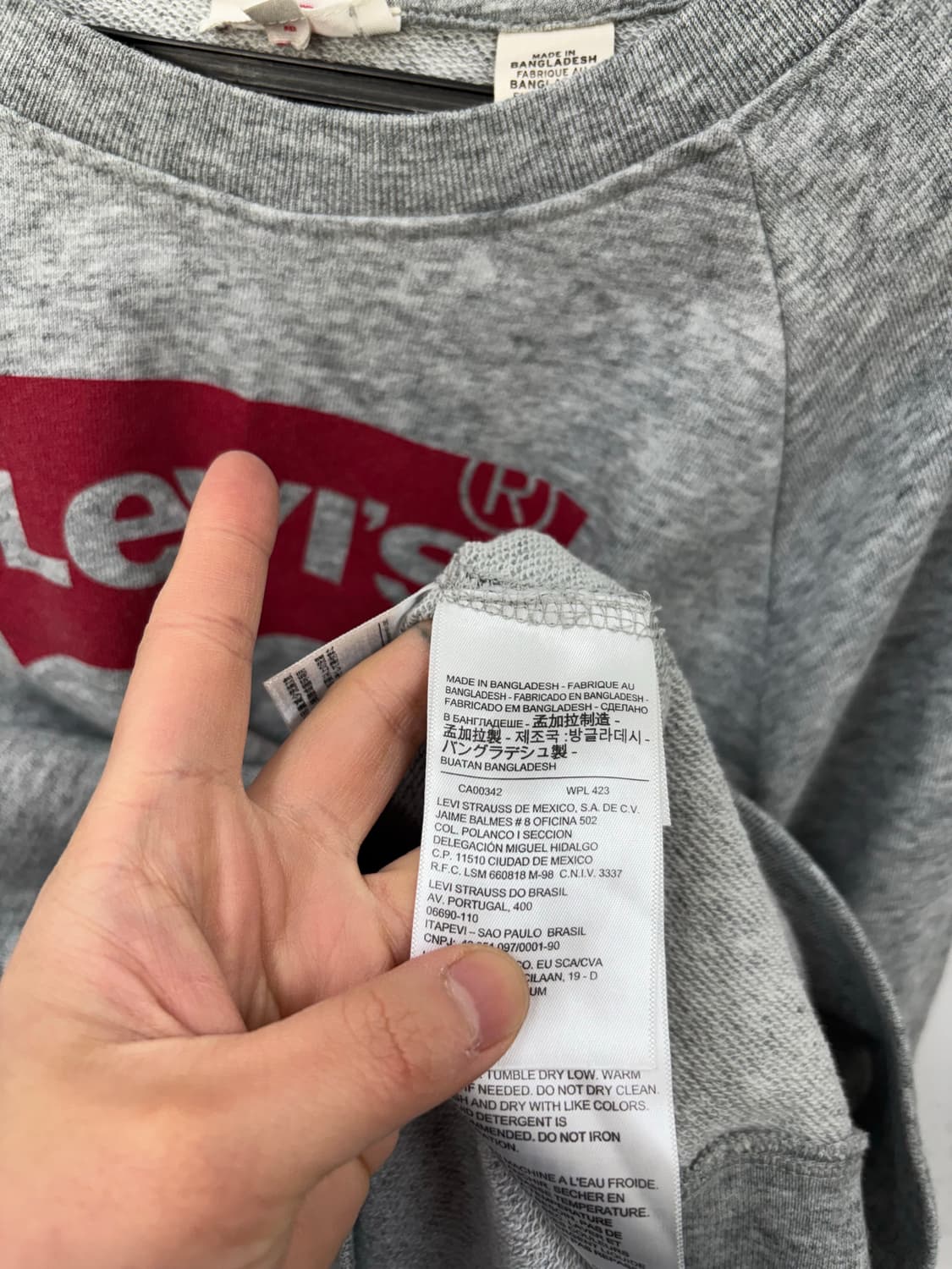 리바이스 우먼 맨투맨 상품이미지4