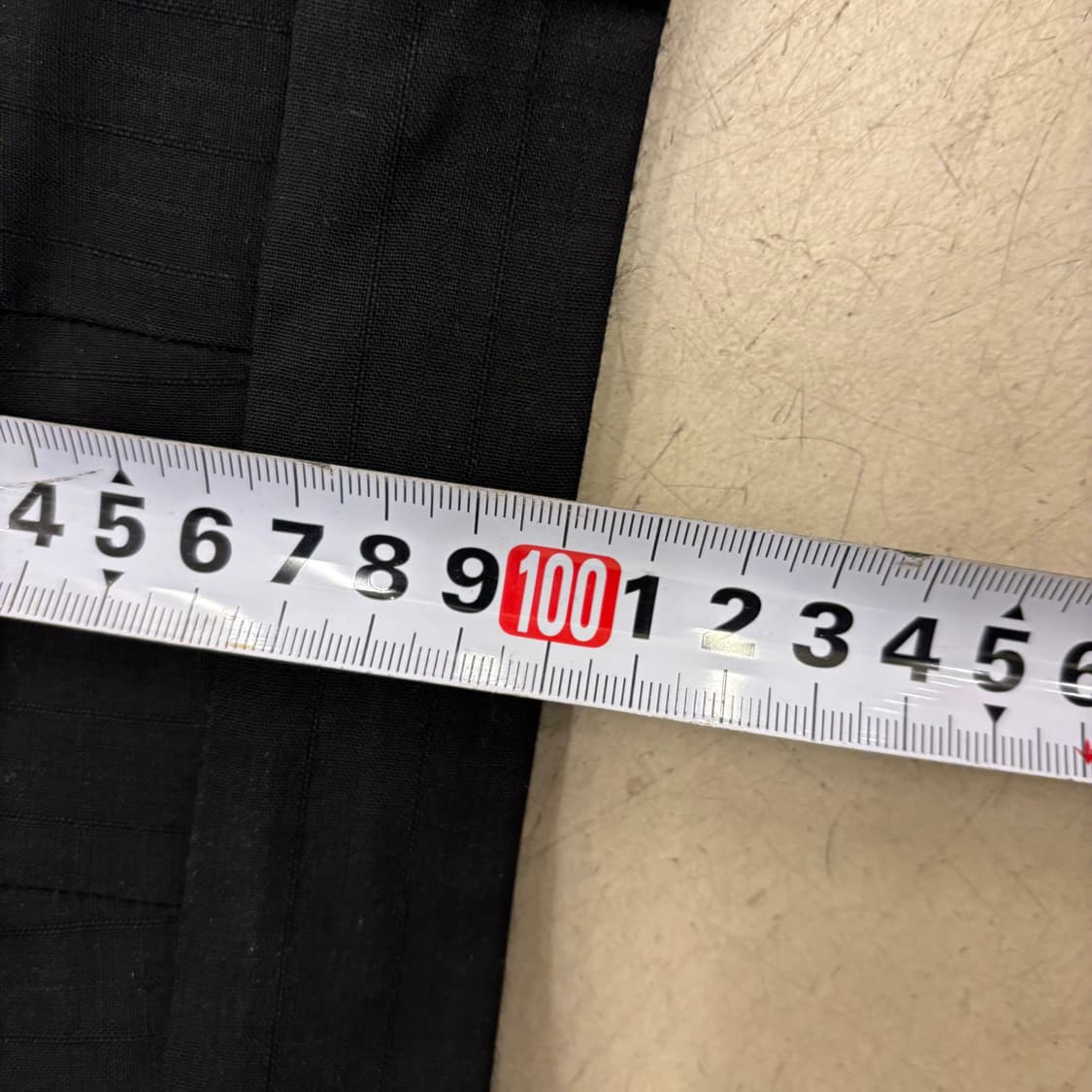 발망 스트라이프 와이드 슬랙스 상품이미지4