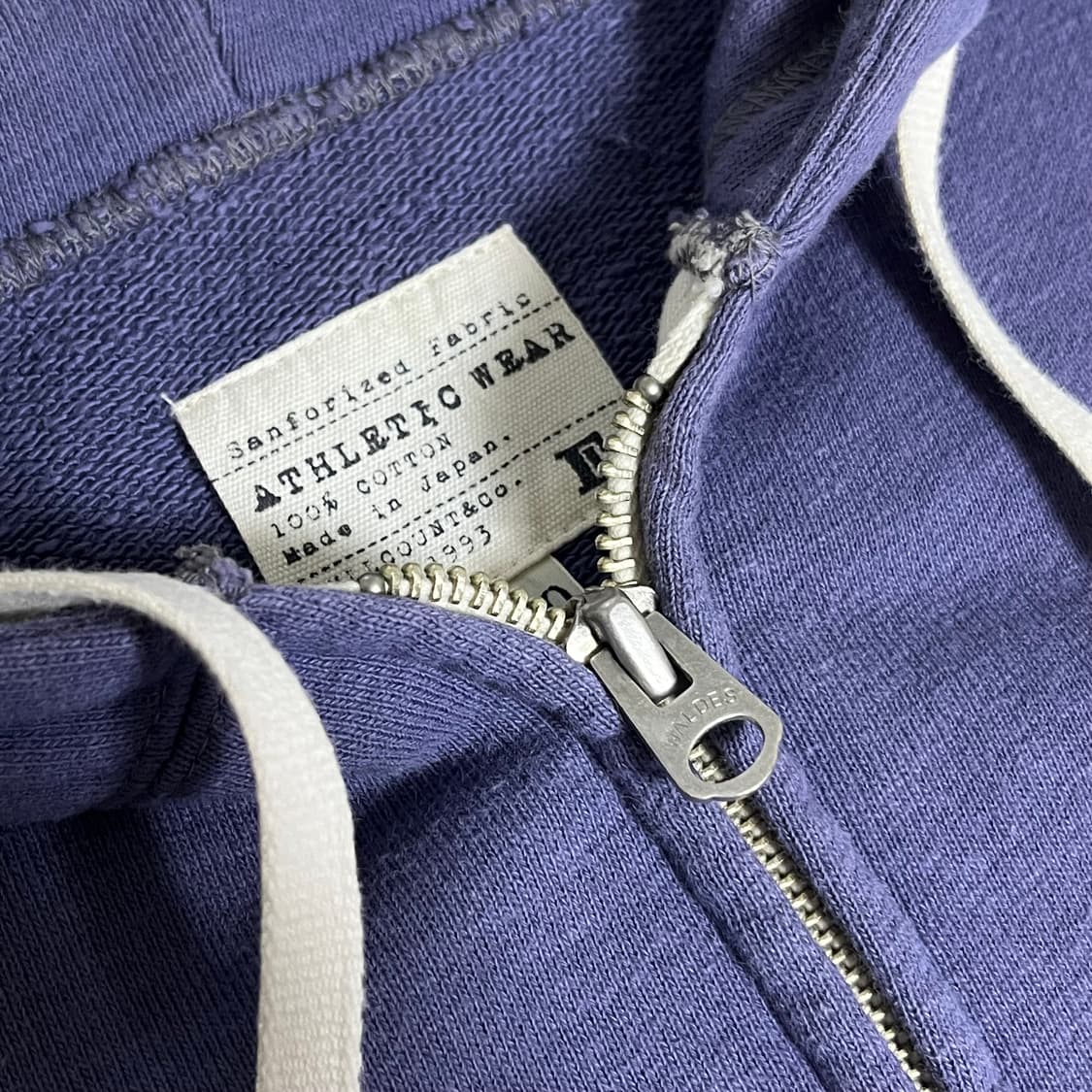 풀카운트 후디(후드집업) 상품이미지5