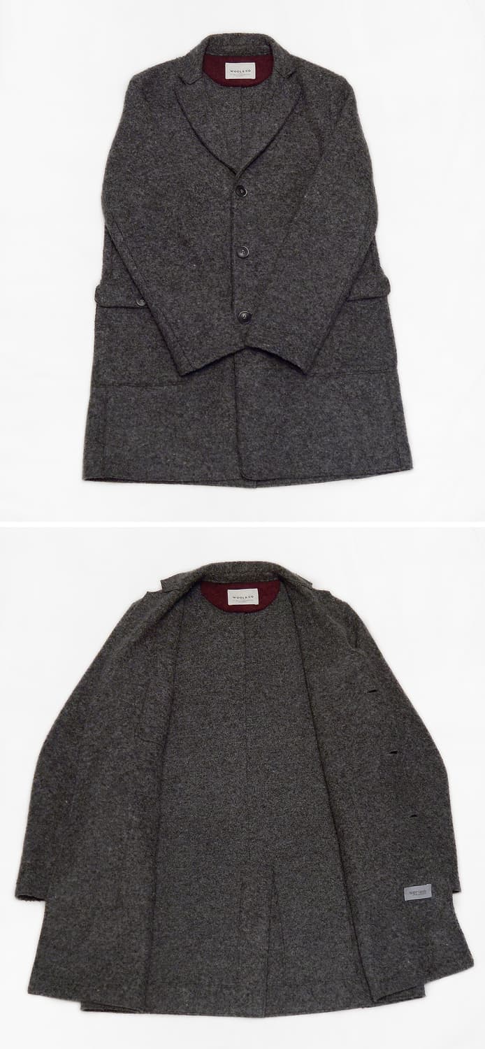 울앤코 바이 시리즈 이태리 메이드 울펠트 코트 자켓 (M / 100+) 상품이미지3