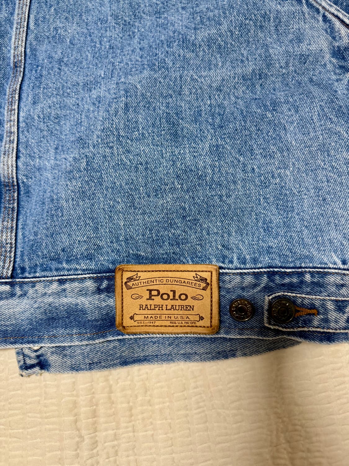90's 폴로 어센틱 던가리 팝니다 상품이미지4
