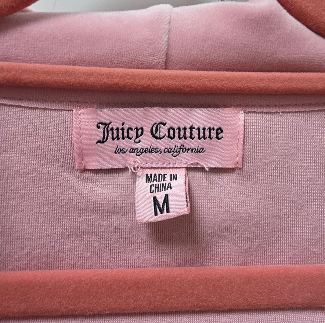 쥬시 꾸뛰르 핑크 벨벳 트레이닝복 세트 M 상품이미지4