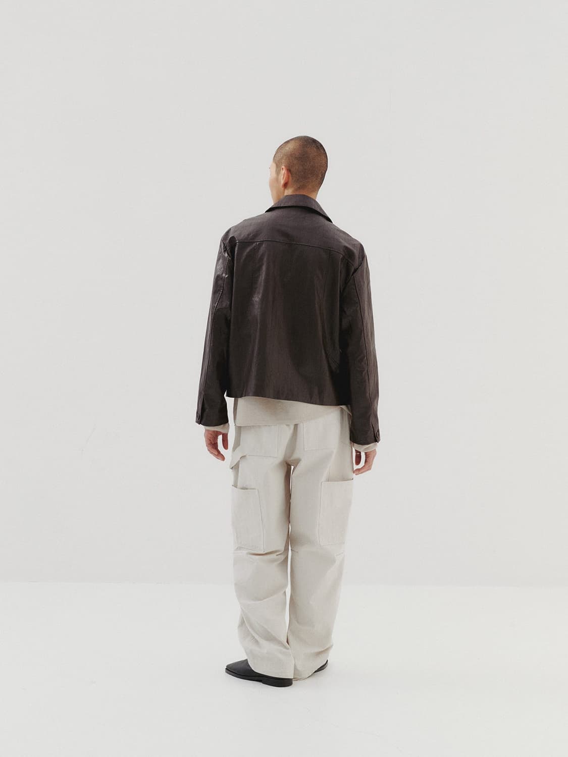 [2] 르마드 비건 레더 자켓 상품이미지4