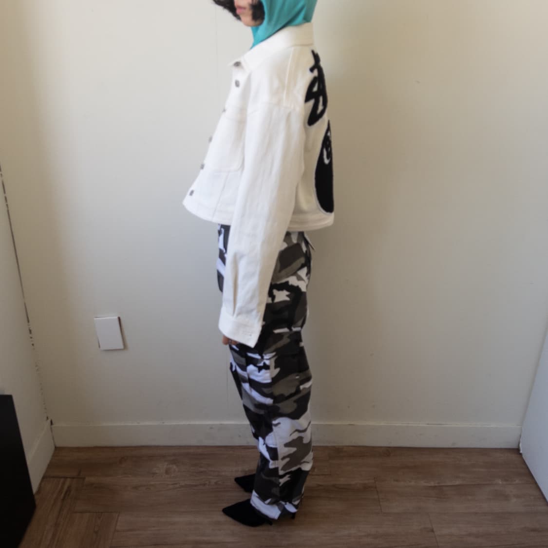 스투시 8볼 크롭 데님 자켓 상품이미지2