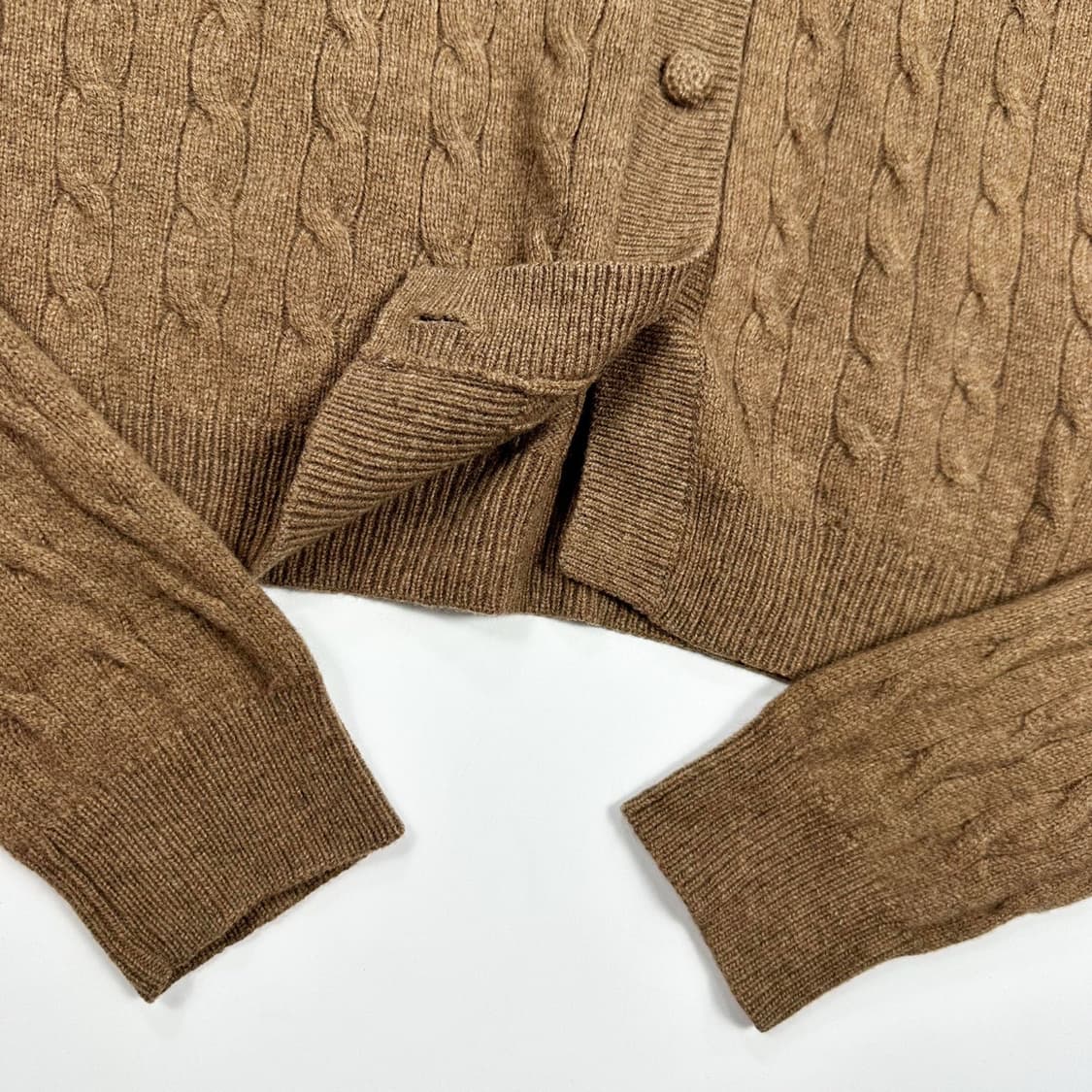 빈폴 레이디스 브라운 니트 가디건 (M 여성추천) 상품이미지4