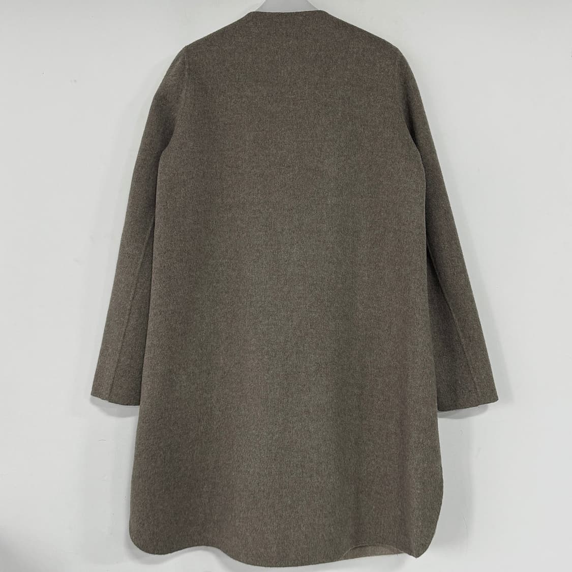 빈스 VINCE 라운드 헴 울 코트 상품이미지4