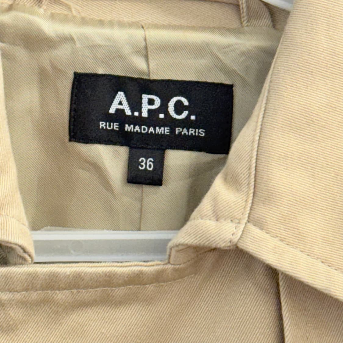 아페쎄 A.P.C. 베이지 트렌치 코트 (36) 상품이미지2