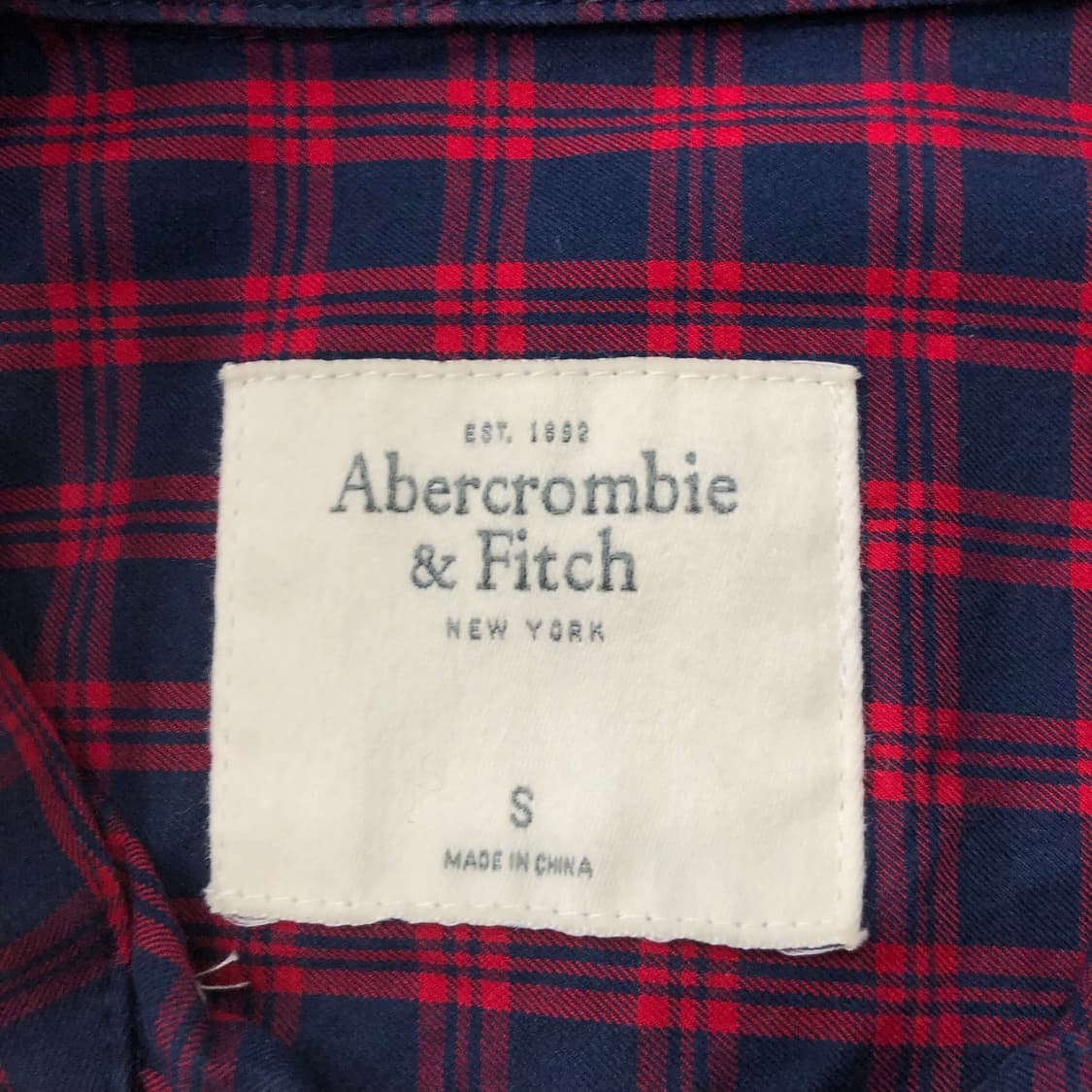 아베크롬비 체크 셔츠 상품이미지4