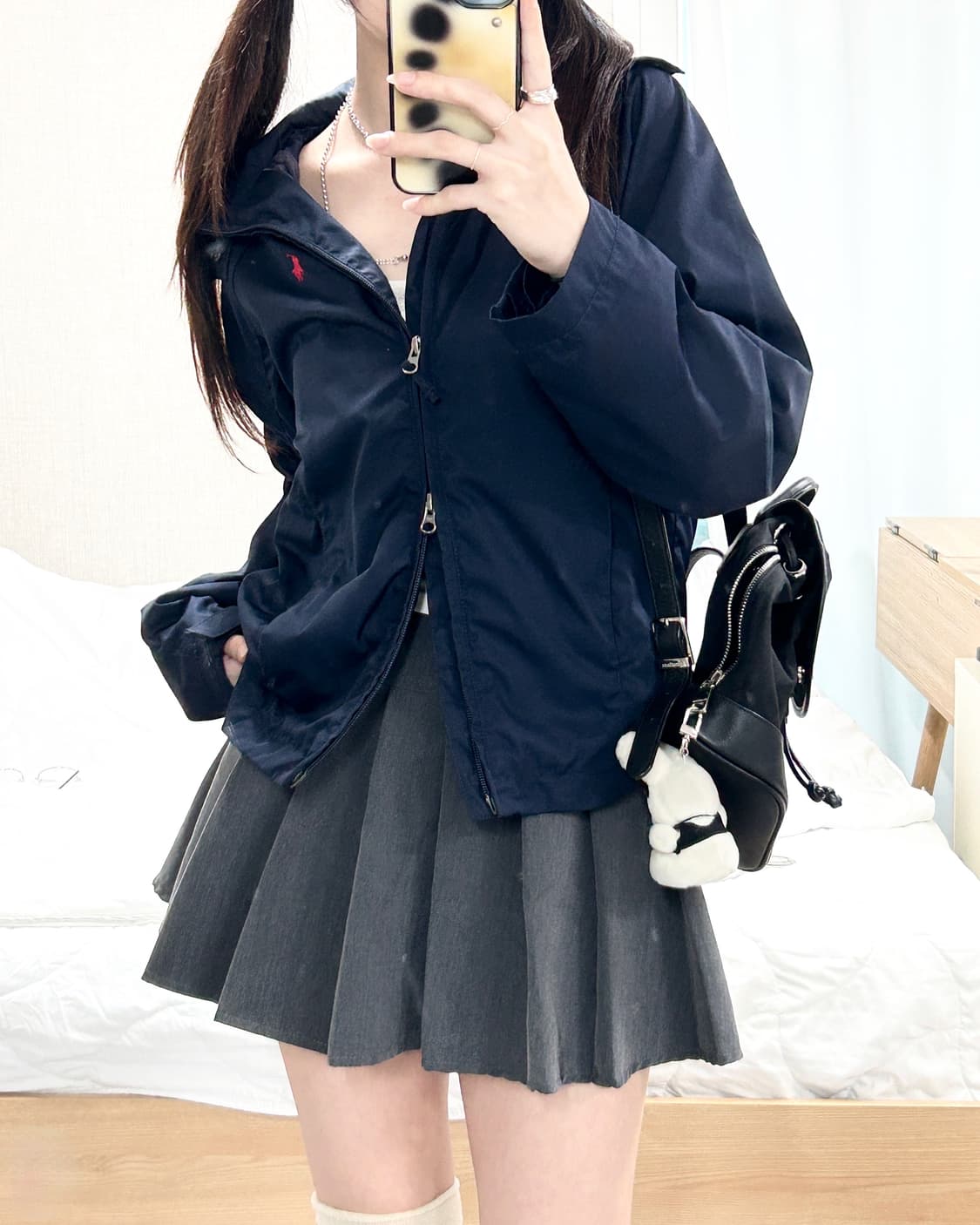 폴로 네이비 투웨이 바람막이 상품이미지1