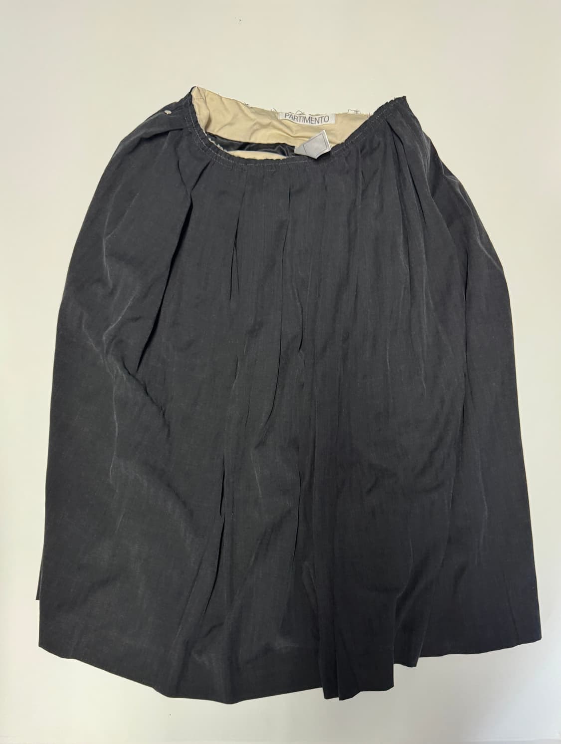 파르티멘토 우먼 24년도 게더링 플리츠 맥시 스커트 S 상품이미지1