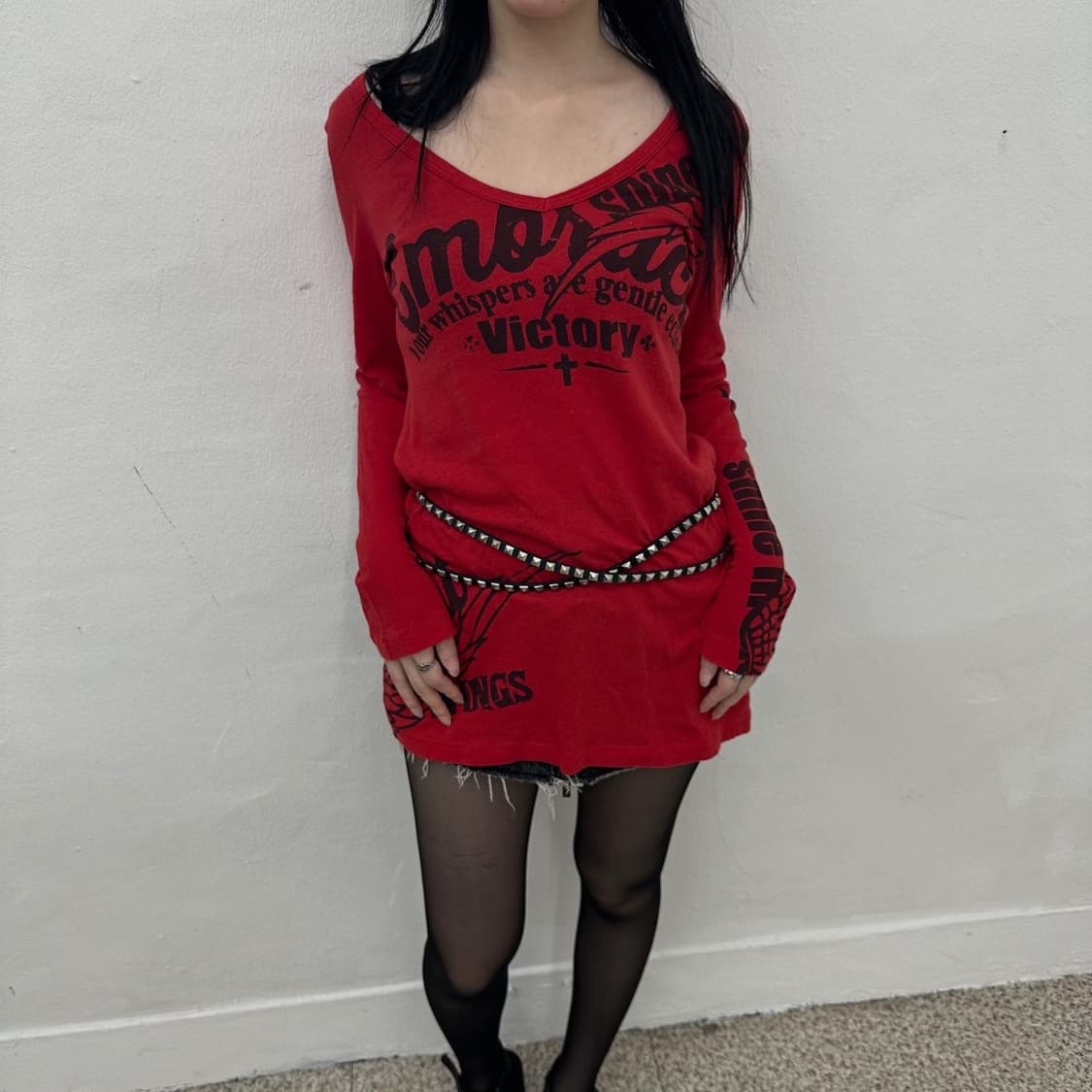 Glitz y2k back wing long sleeves 상품이미지6