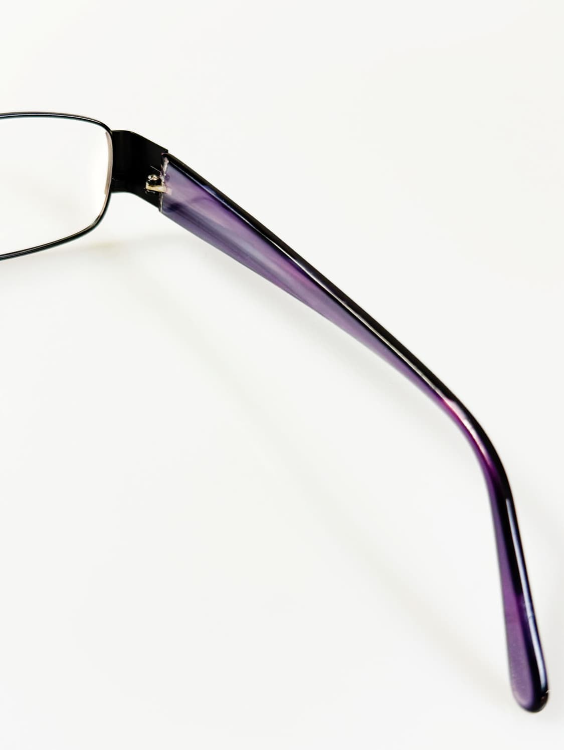 BABY PHAT 블랙 메탈 슬림 스퀘어 프레임 빈티지 안경 상품이미지6