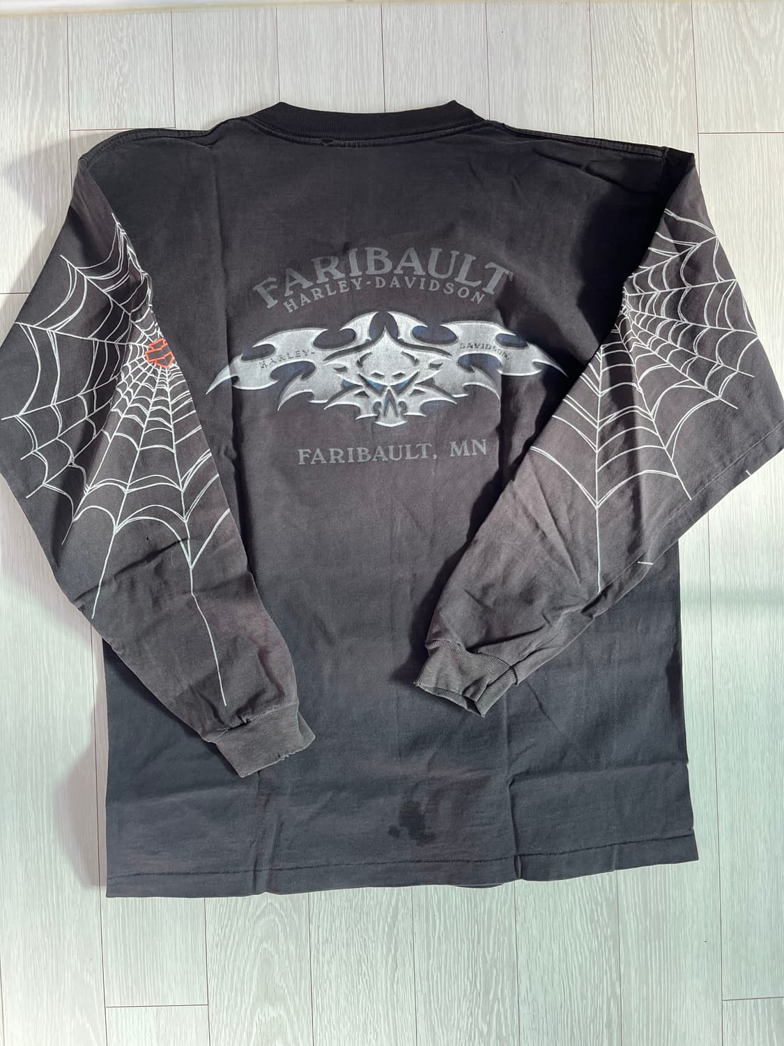 빈티지 할리데이비슨 스파이더웹 롱슬리브 상품이미지6