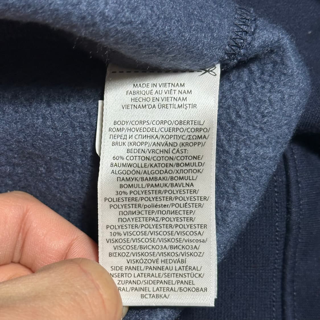 L 폴로랄프로렌 네이비 기모 라운드넥 맨투맨 상품이미지5