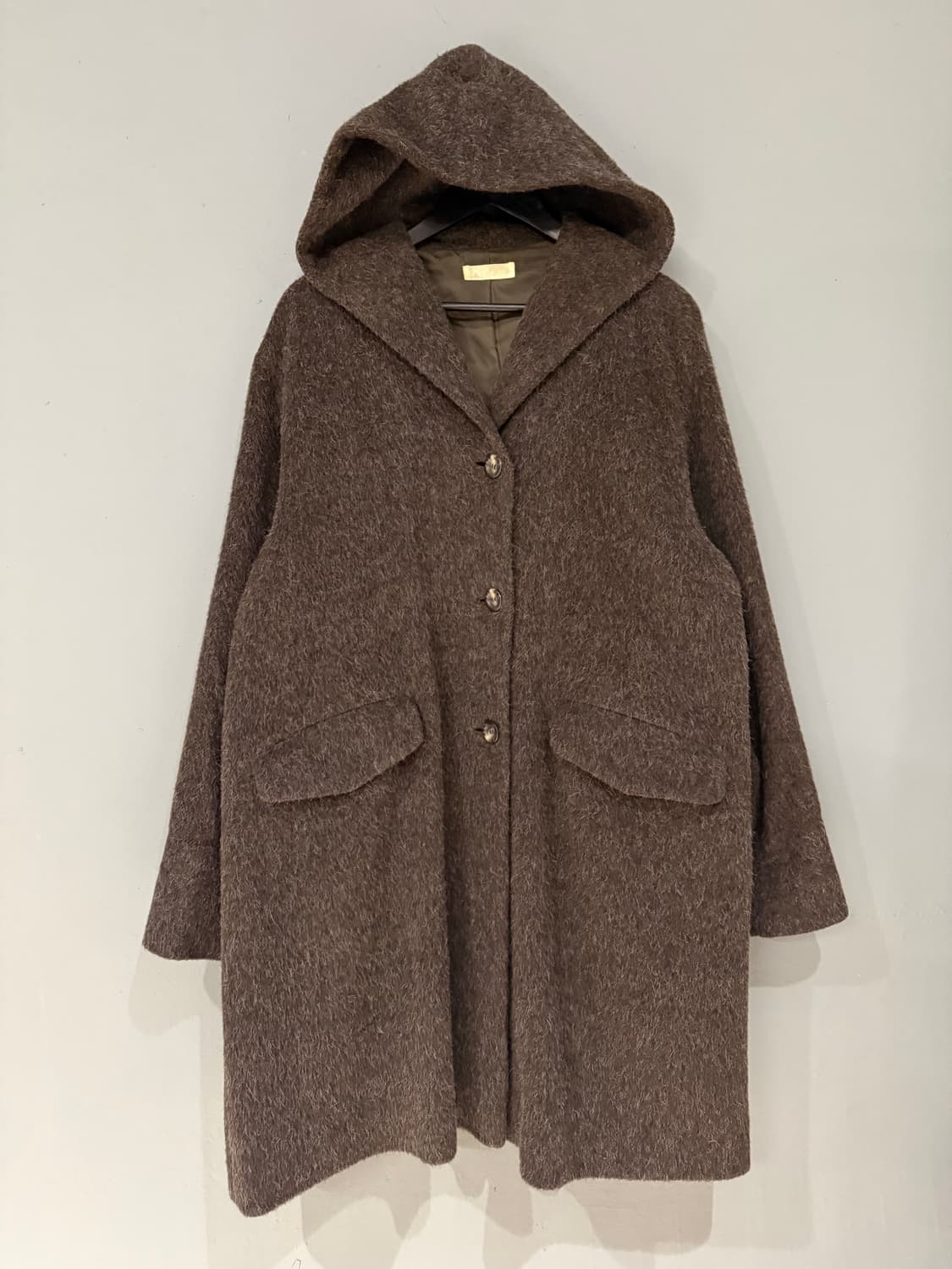 Mohair blend hood coat 상품이미지6