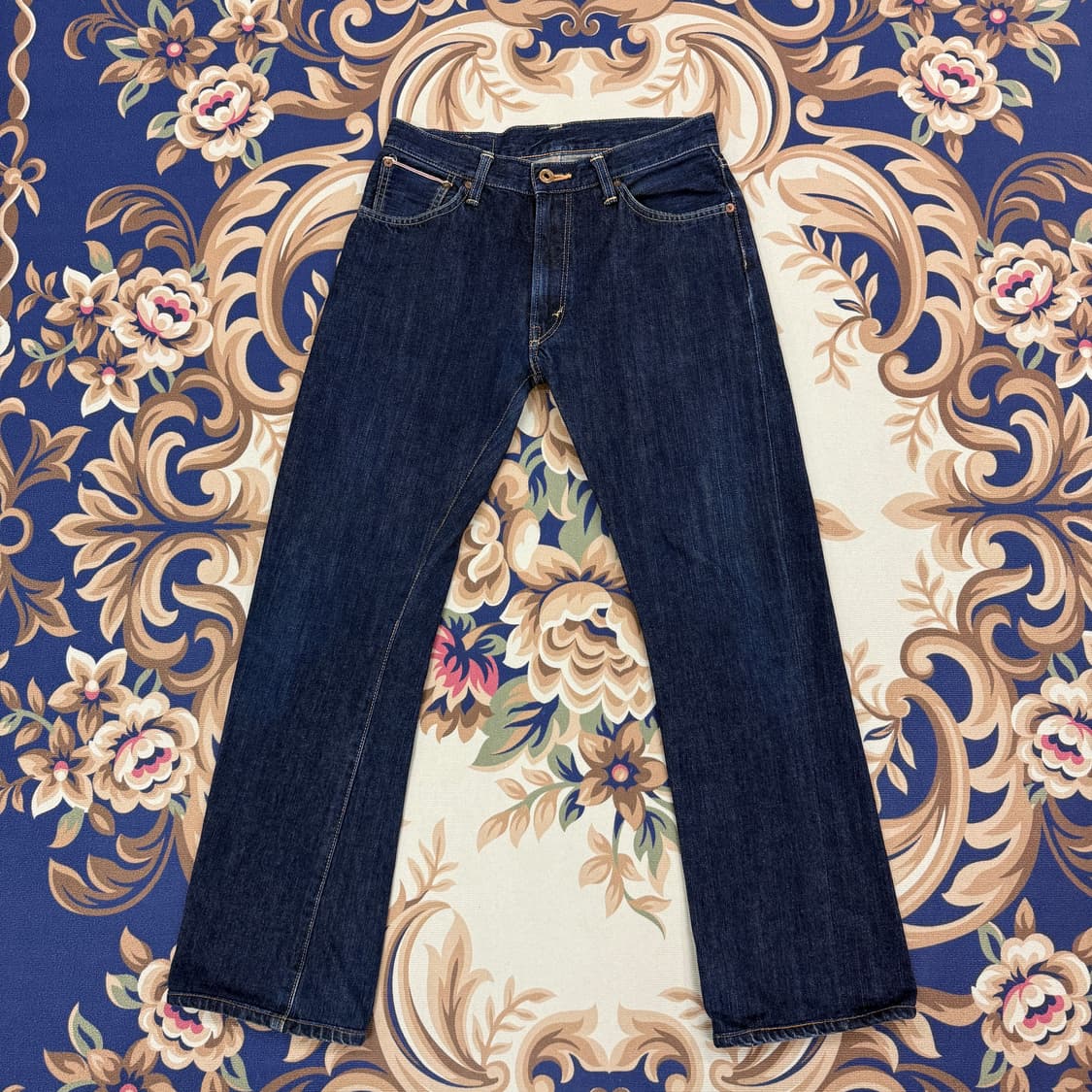 (30)JPN 에드윈 EDWIN 505 셀비지 진청 데님팬츠 상품이미지3