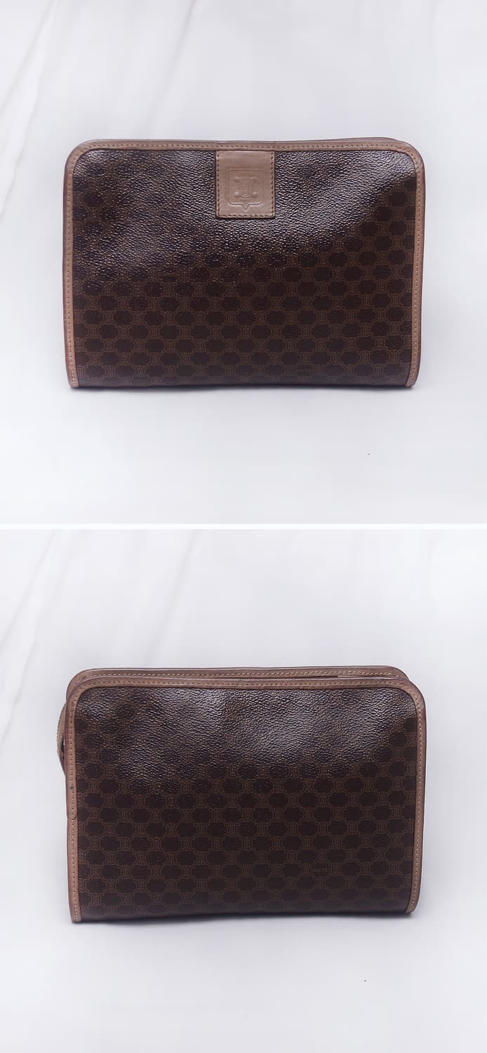 셀린느 (CELINE) 클래식 올드 마카담 지퍼 원포켓 파우치.클러치백 상품이미지4