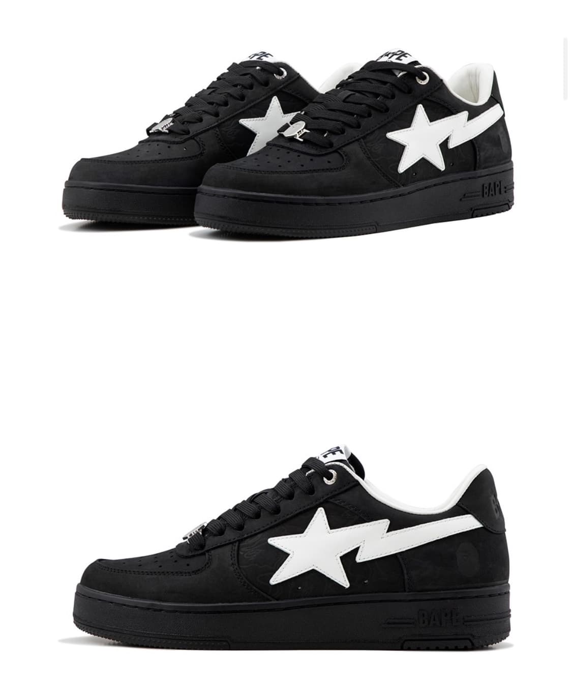 새상품 베이프 스타 #4(M)2 블랙 290 팝니다 상품이미지1