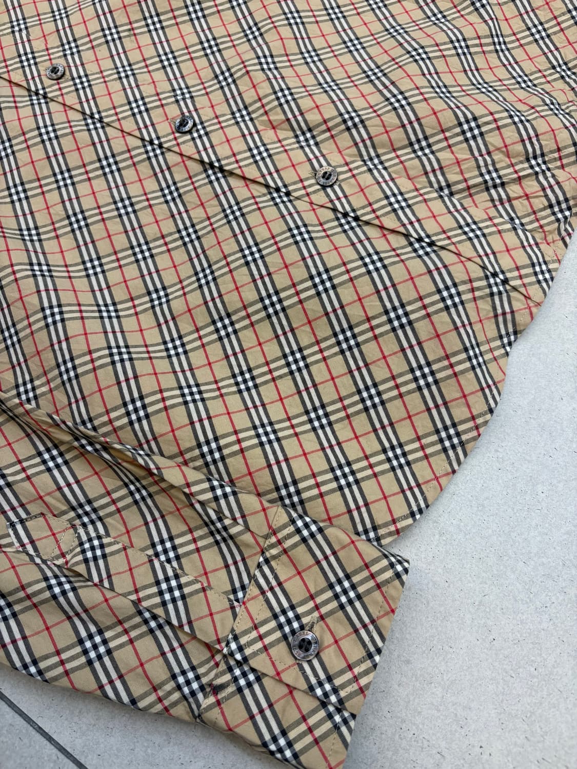 버버리 블루라벨 노바체크 셔츠 상품이미지7