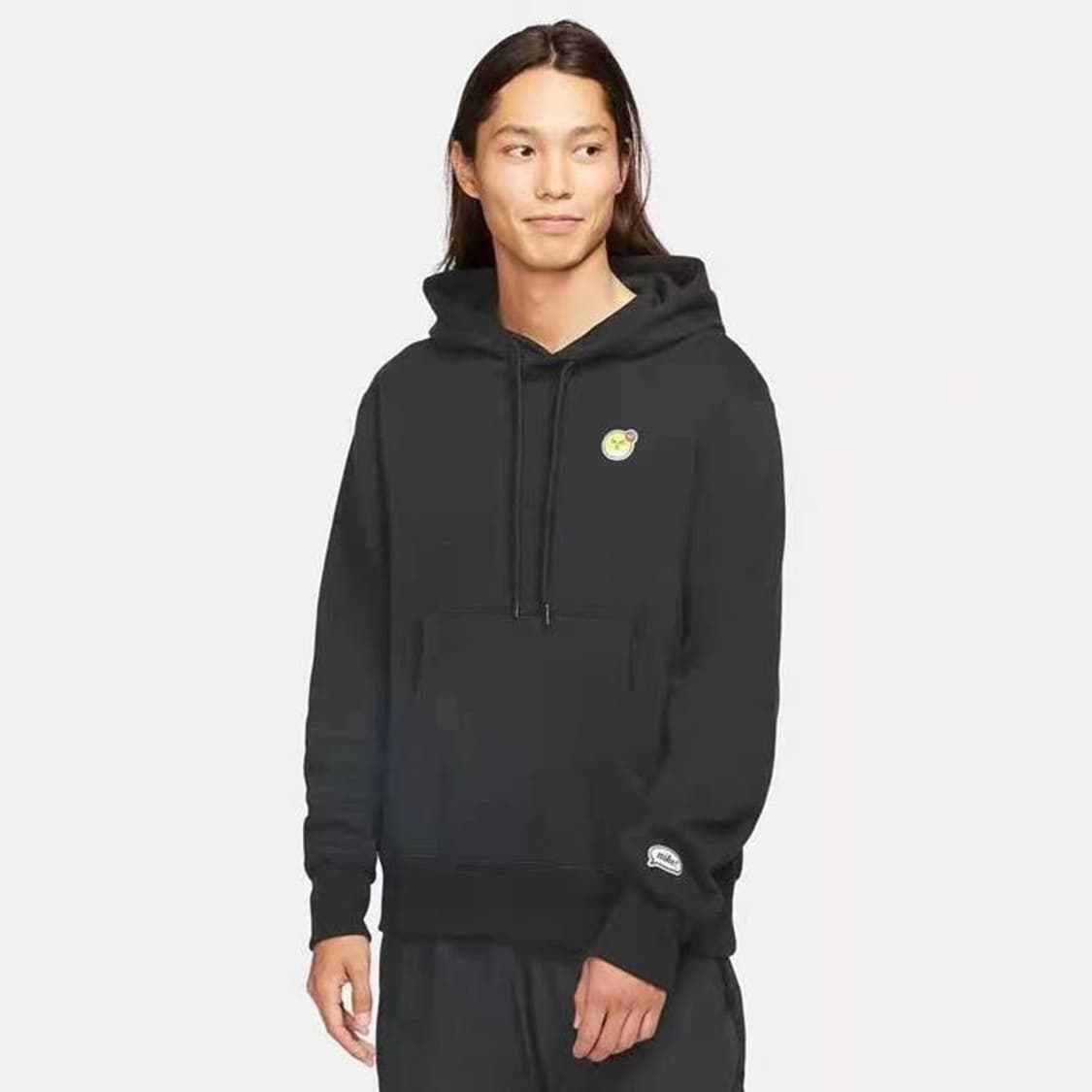 (L) 나이키 에어모지 후드 티셔츠 블랙 상품이미지8