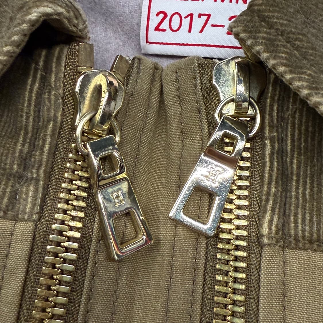 [정품/M] 헤지스 카키 야상 점퍼 b15 상품이미지7