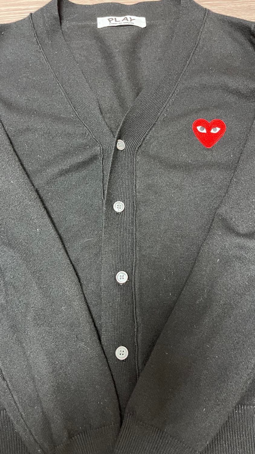 꼼데가르송블랙가디건 상품이미지1