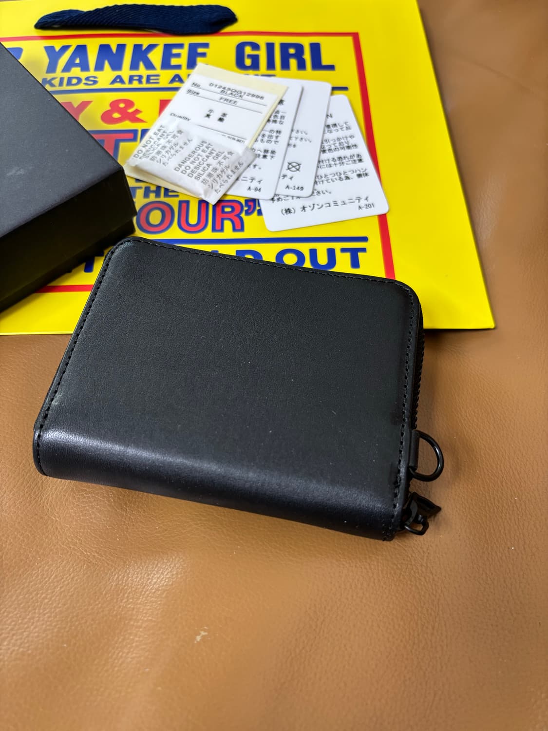 히스테릭글래머 스터드 라운드 월렛 지갑 블랙 상품이미지3