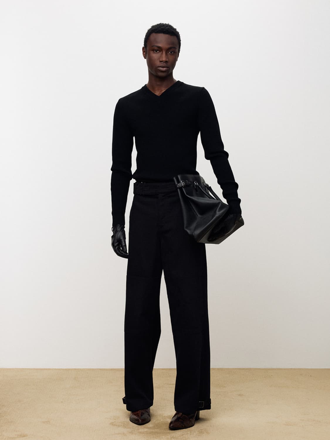 토니웩 수퍼파인 울 브이넥 니트 상품이미지3