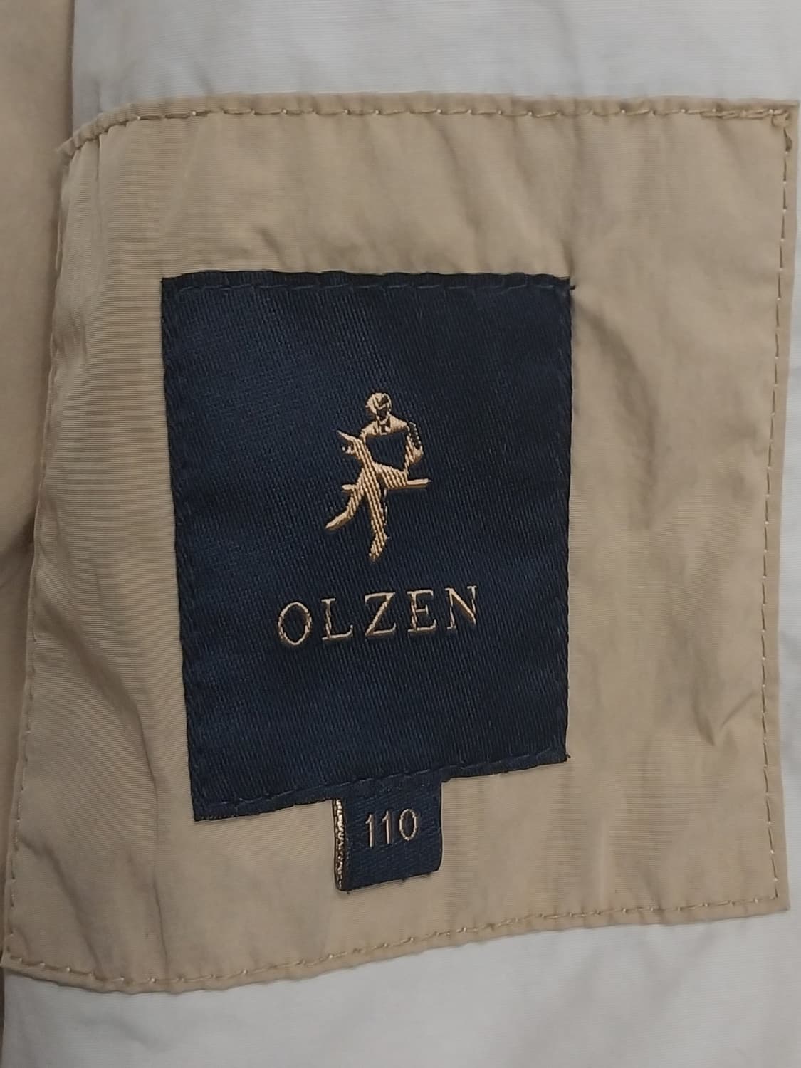 OLZEN 올젠 요트 클럽 패치 사파리자켓 110 상품이미지5