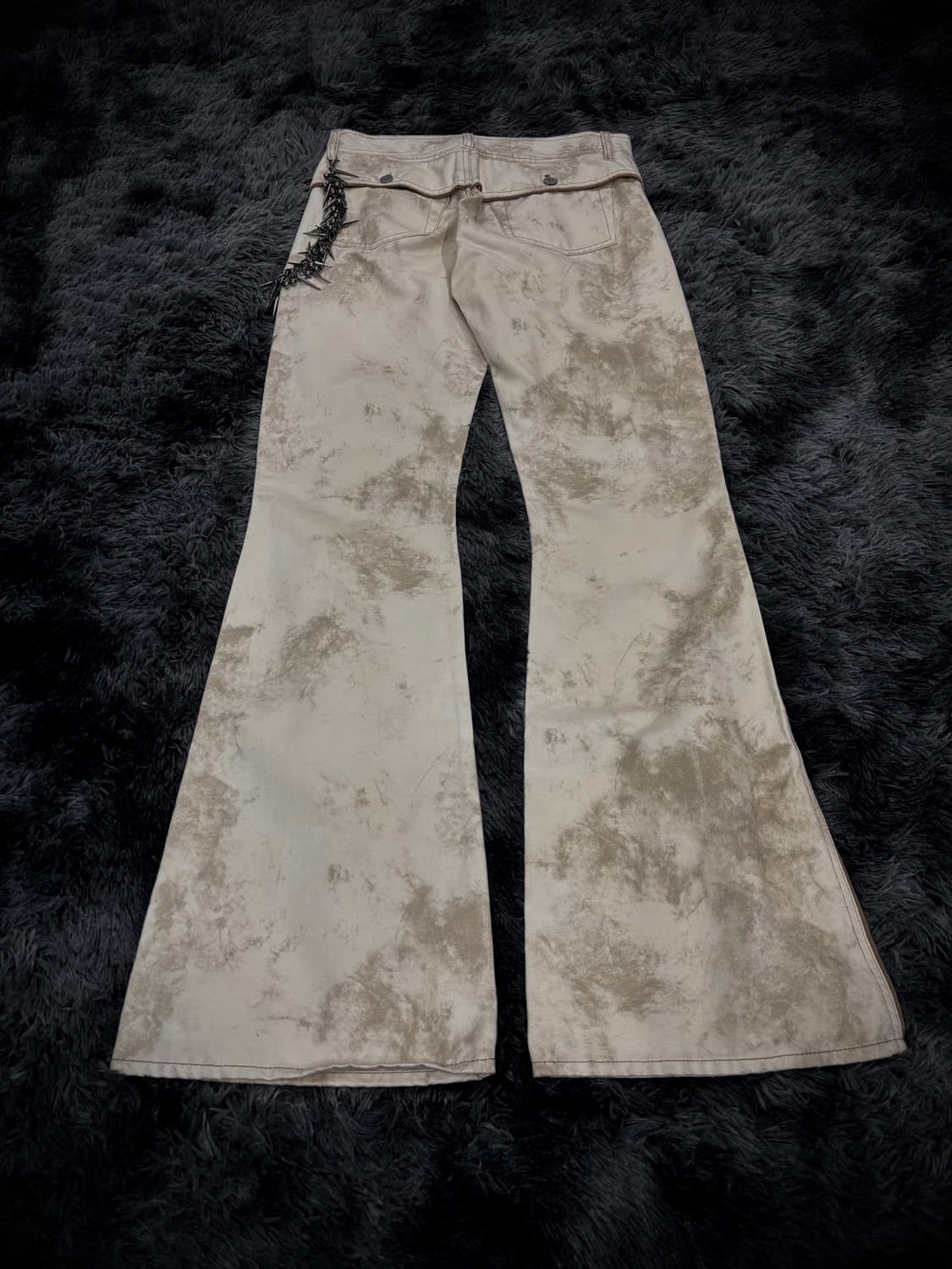 아이보리 워싱 부츠컷 팬츠 상품이미지2