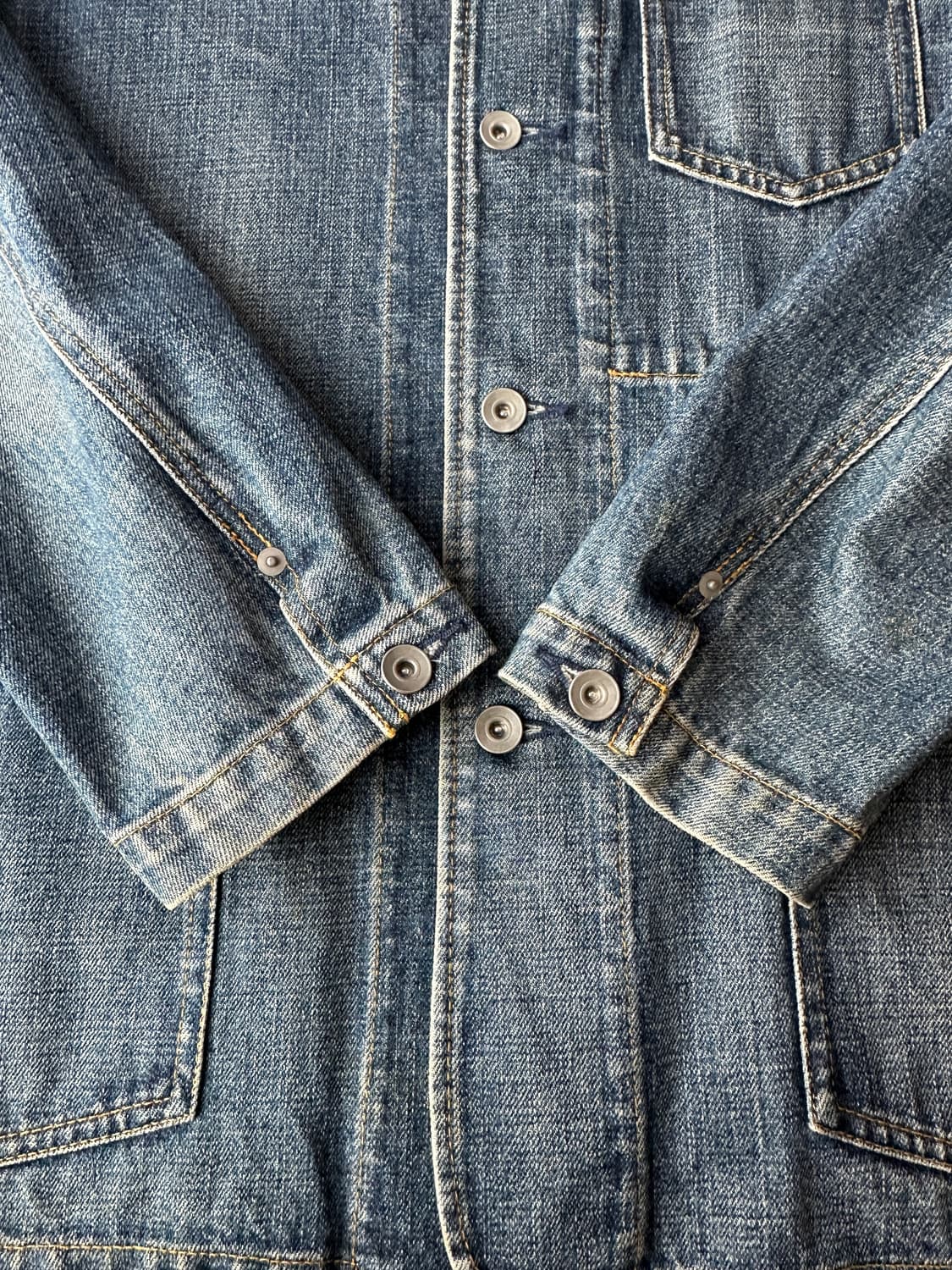 올드 유니클로 데님 초어자켓 L  상품이미지4