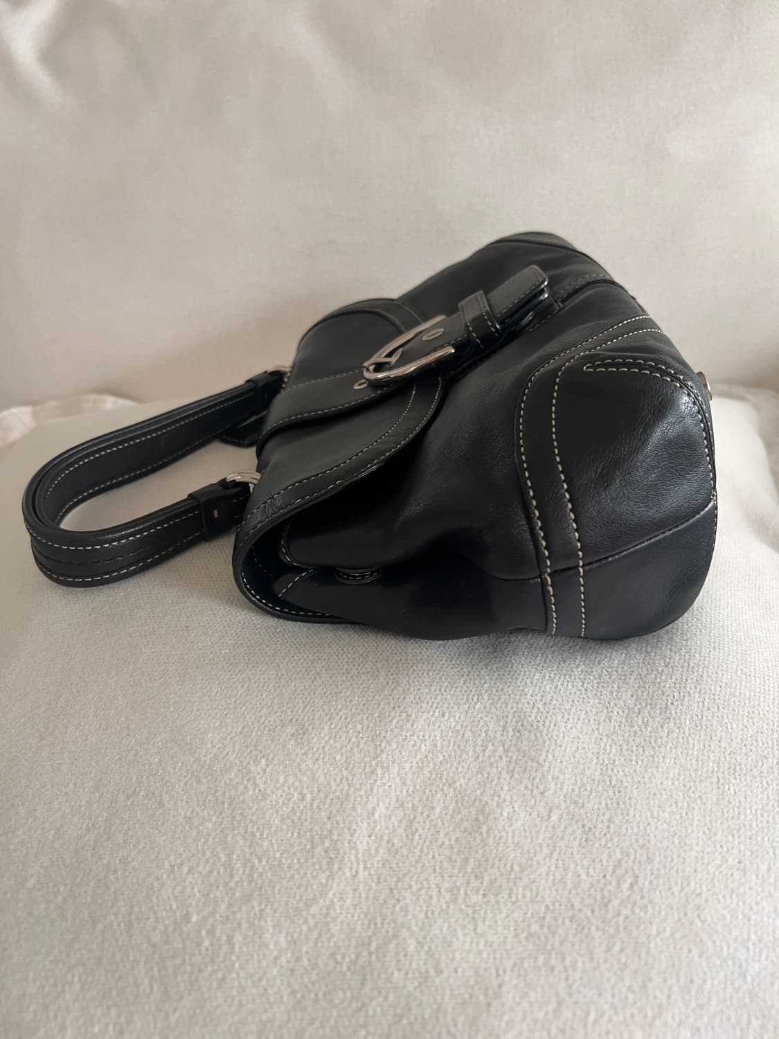 빈티지 코치 소호 버클 플랩 백 9743 상품이미지7