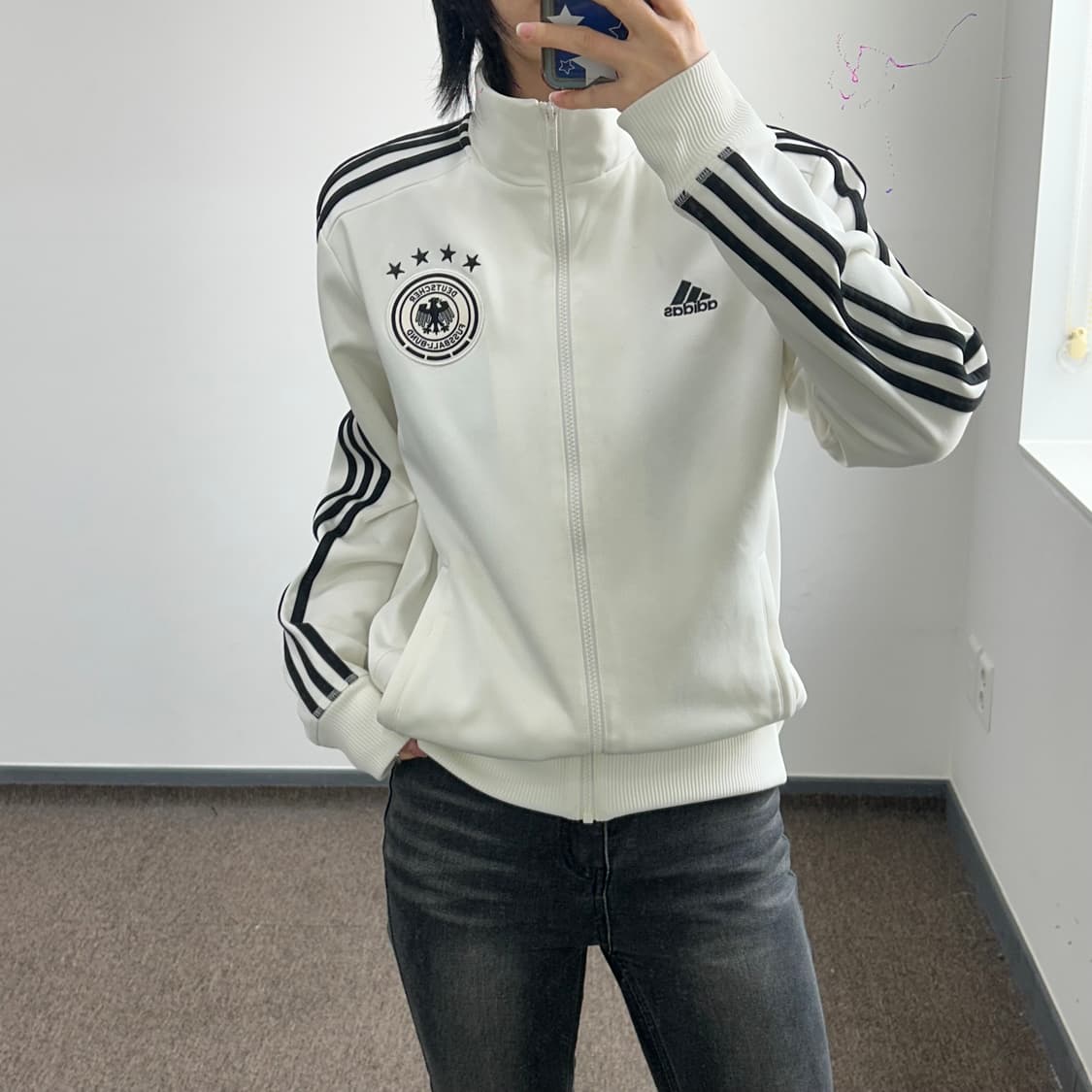 Adidas 아디다스 독일 베켄바우어 화이트 져지  상품이미지1