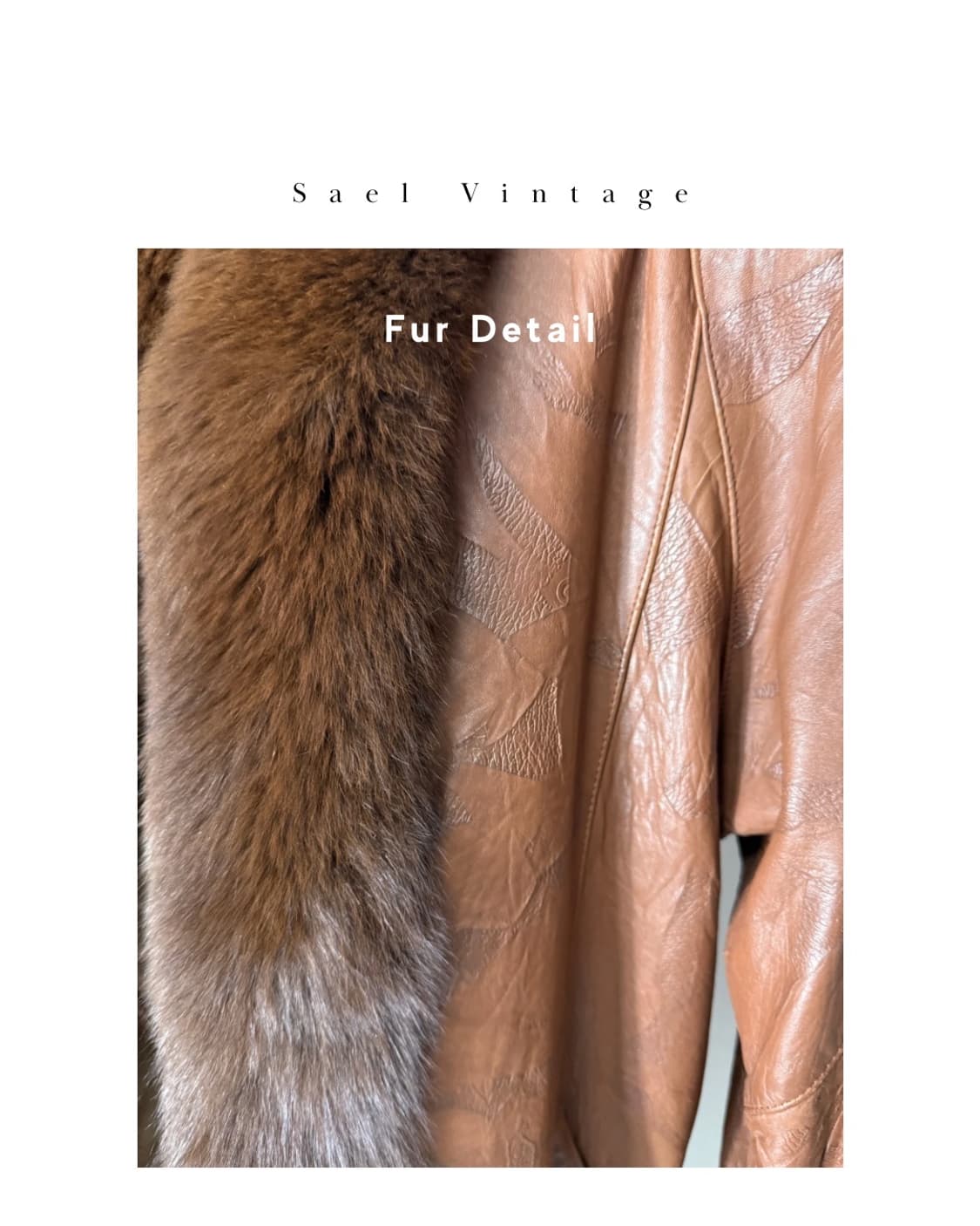 미드센추리 리얼 폭스 퍼 램스킨 코트 상품이미지6