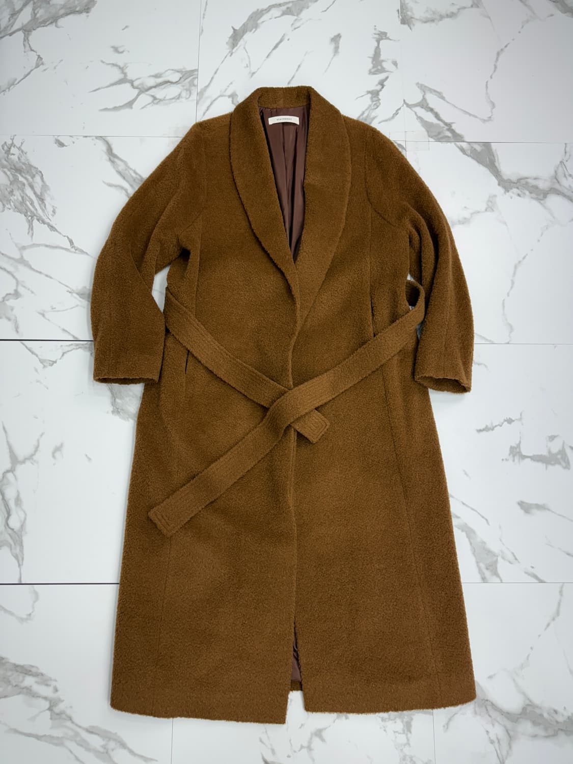 스테이트먼트 벨티드 로브 코트 상품이미지1