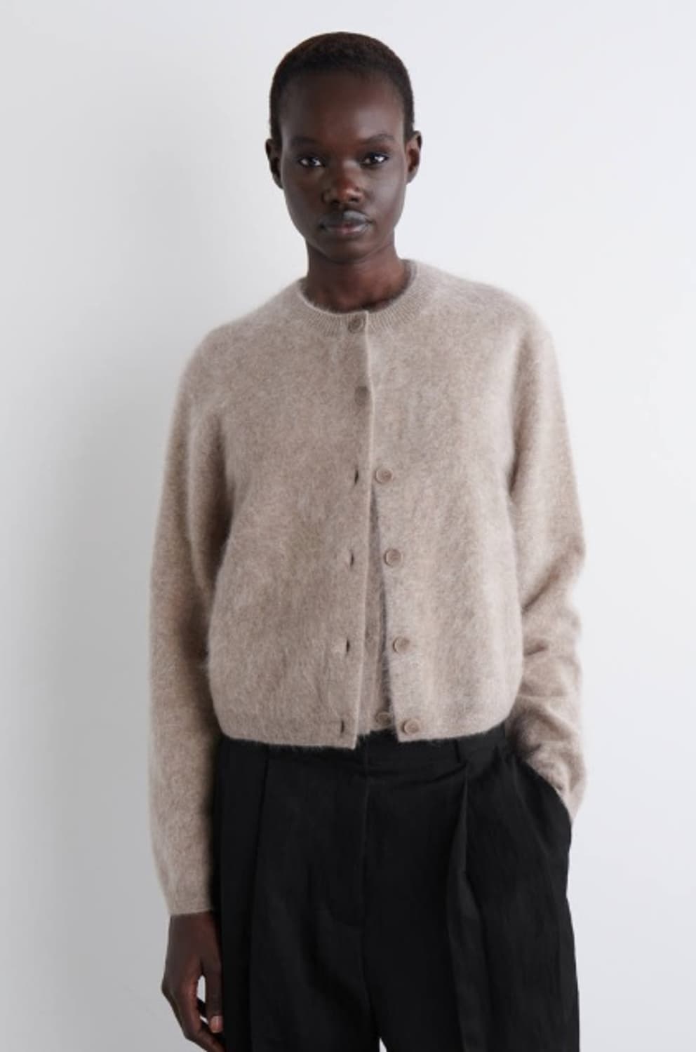 COS 브러쉬드 캐시미어 가디건 xs 상품이미지2