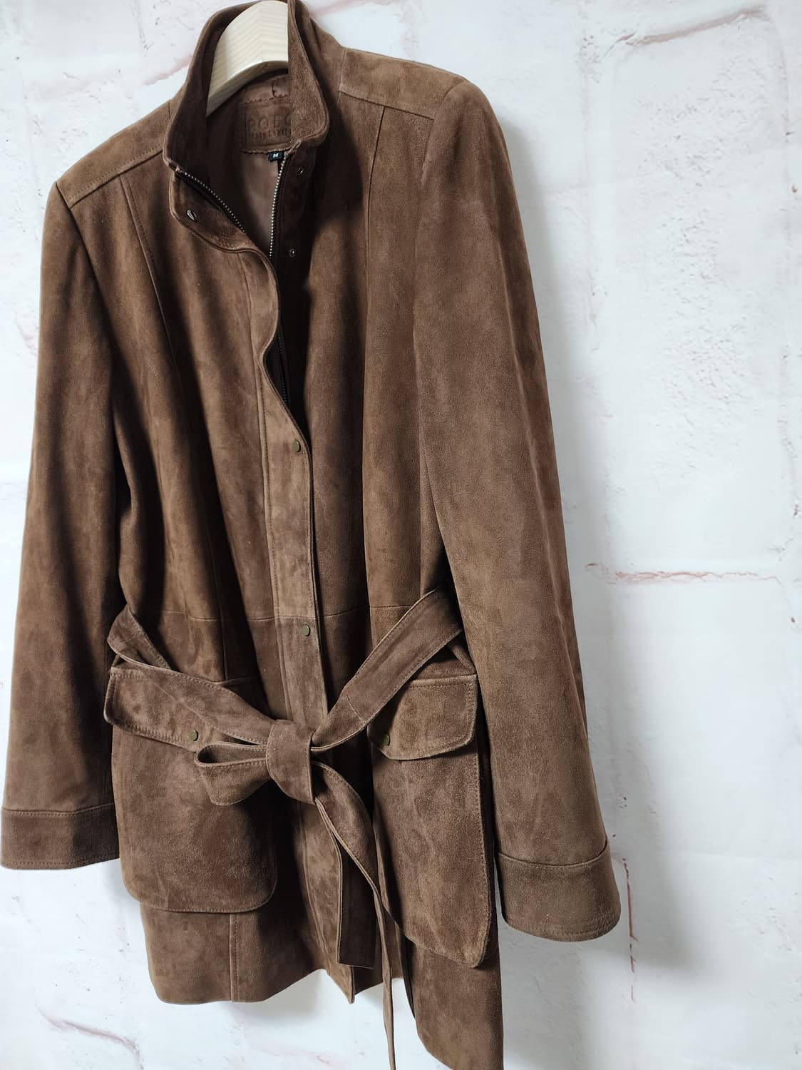 로보 스웨이드 트렌치 코트 상품이미지2