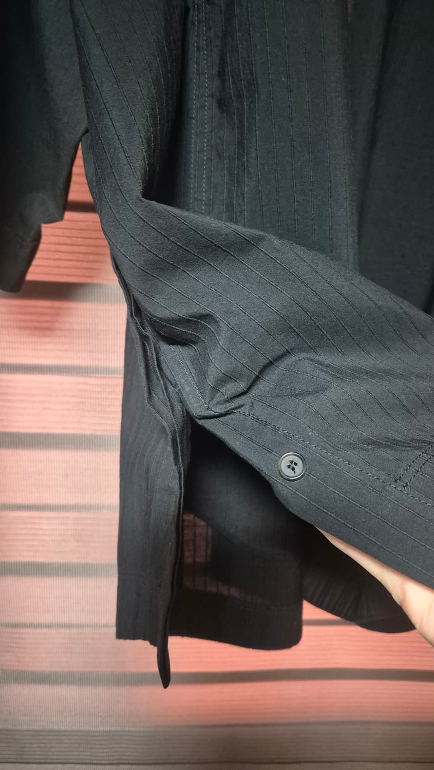 [48]준지 24ss 팬시 코튼 스트라이프 반팔 셔츠 상품이미지3