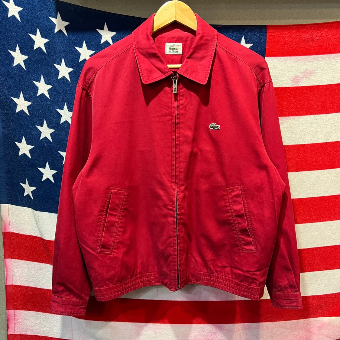 라코스테 레드 블루종 자켓 상품이미지1