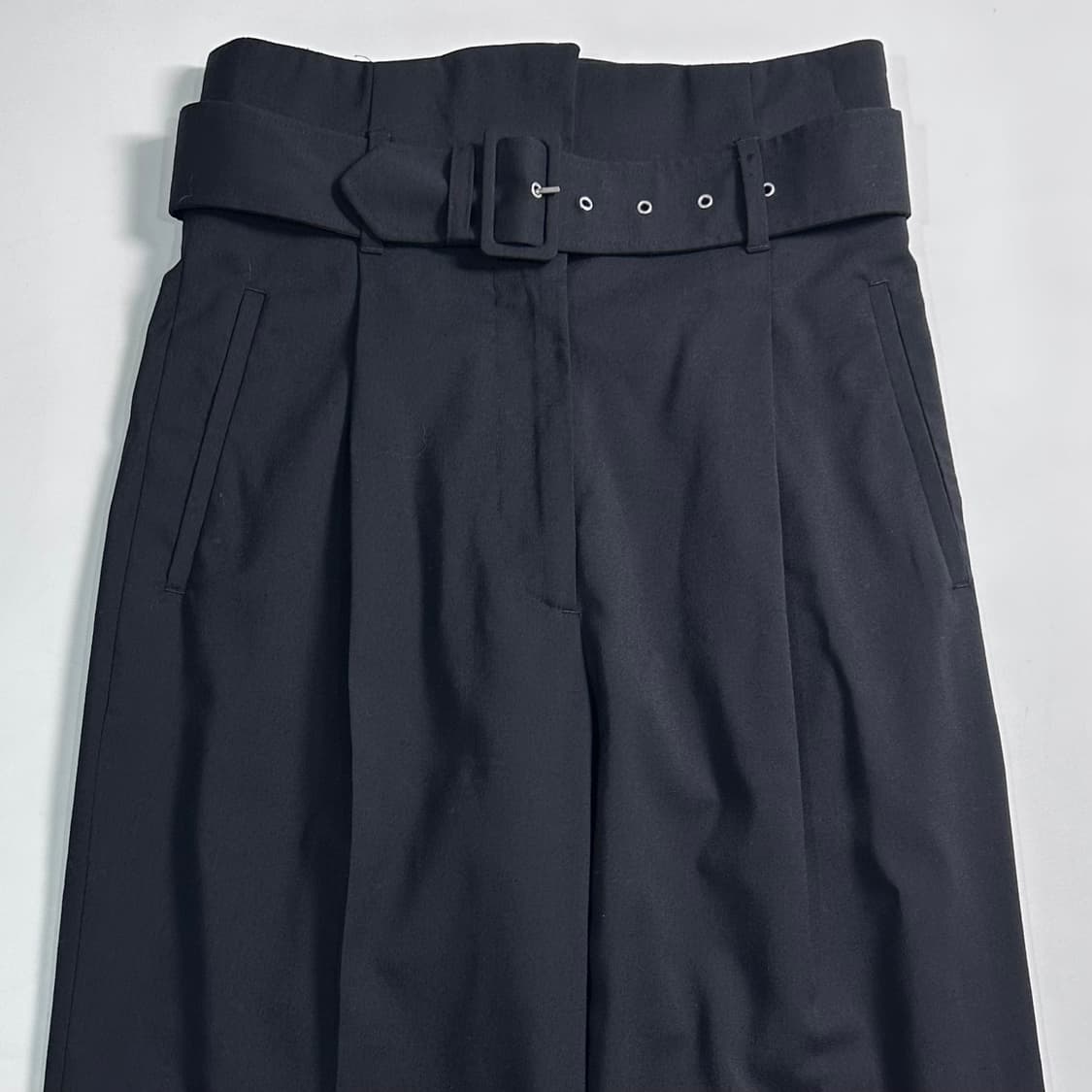 비비안웨스트우드 하이웨스트 벨티드 슬랙스 팬츠  상품이미지2