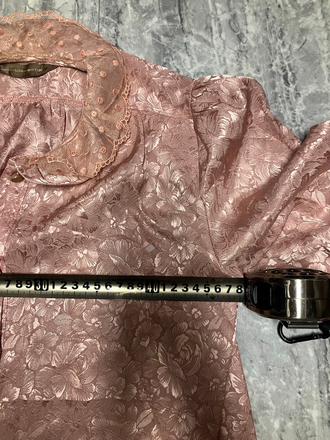 일본빈티지 Egalcelisa 달천깔페어리 공주풍 레이스블라우스 핑크 상품이미지4